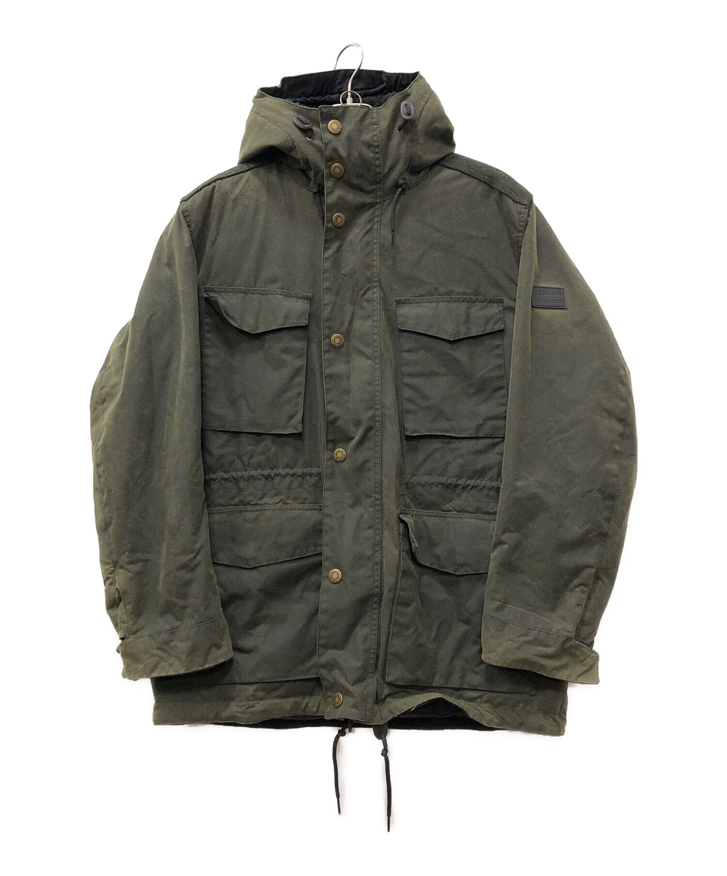 【美品希少モデル】Barbour バブアーNAUTICAL WAX JACKET 中古・古着通販】Barbour (バブアー) NAUTIC WAX Jacket カーキ サイズ