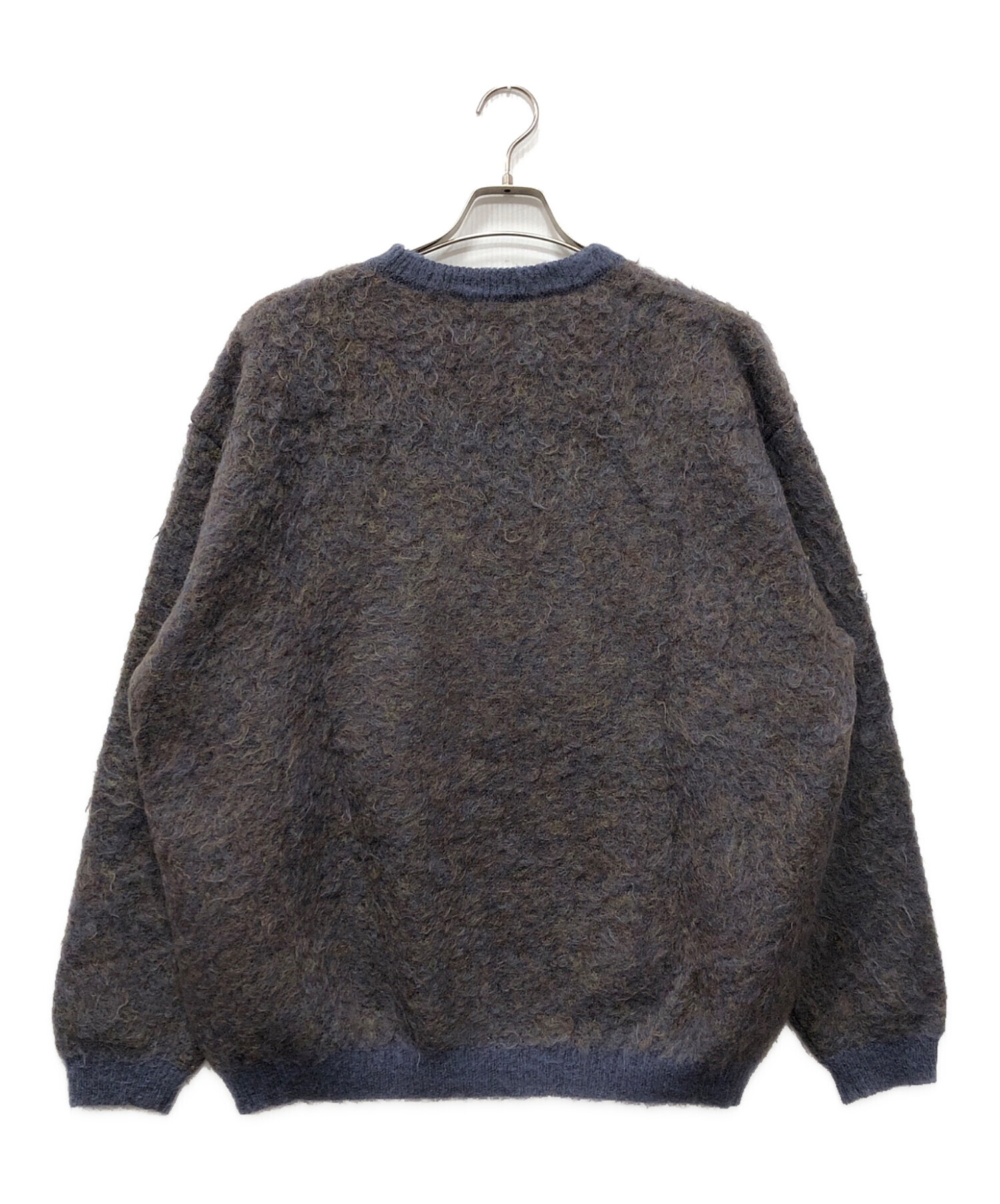 yoke 4color mix jacquard mohair cardigan YOKE - 4COLOR MIX