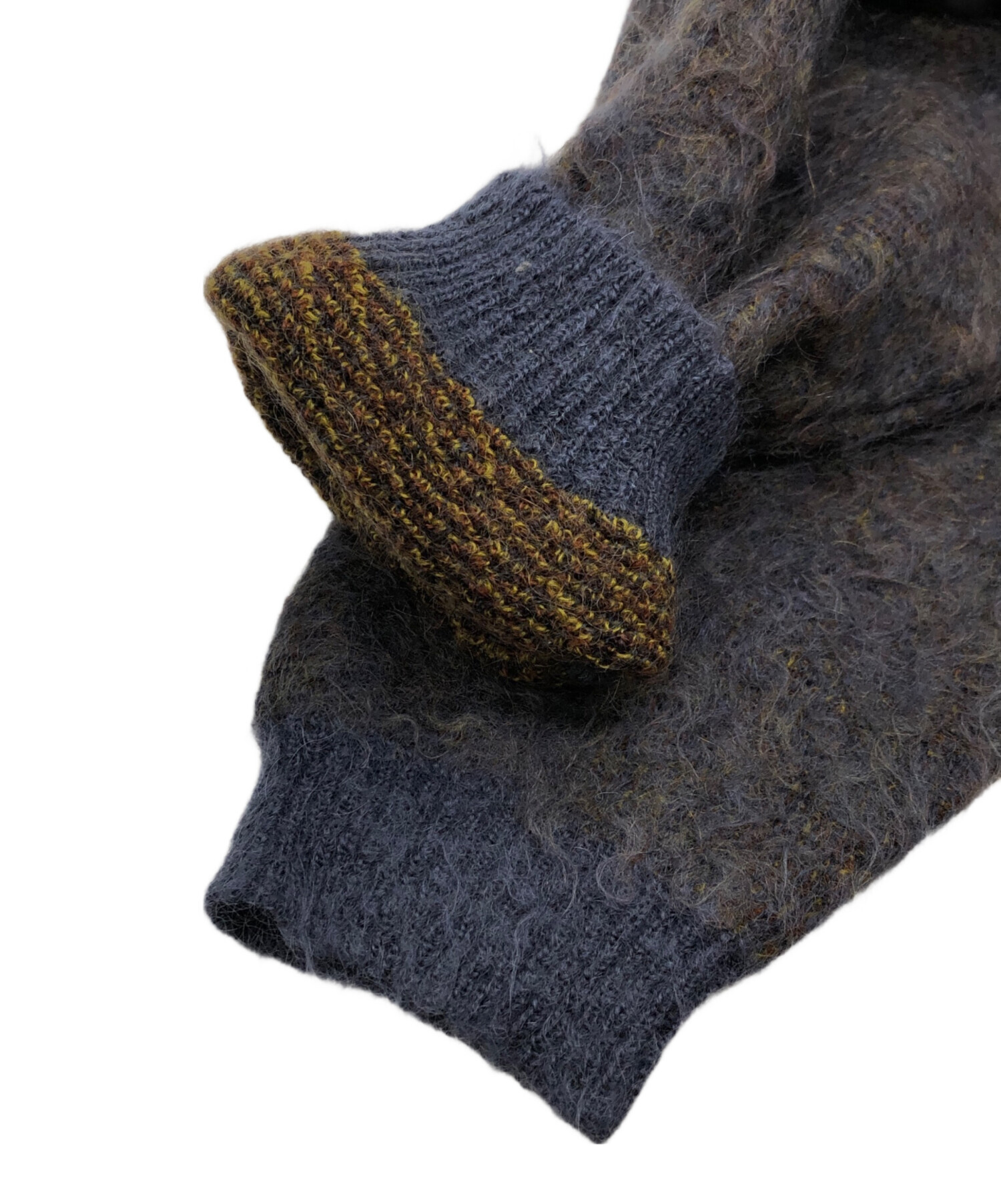 中古・古着通販】YOKE (ヨーク) 4COLOR MIX JACQUARD MOHAIR CREWNECK 