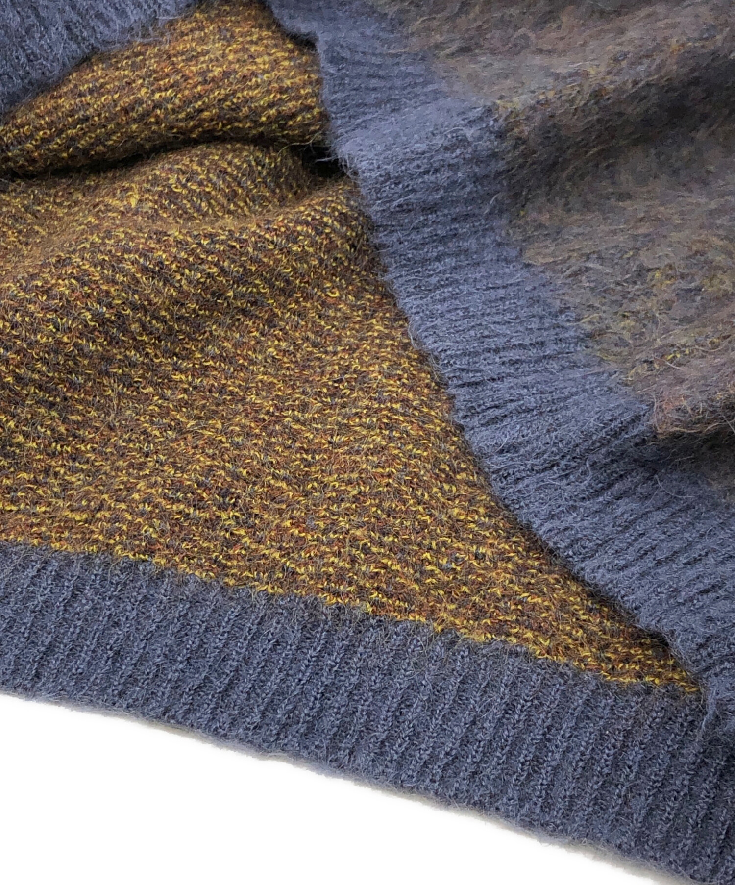 中古・古着通販】YOKE (ヨーク) 4COLOR MIX JACQUARD MOHAIR CREWNECK 