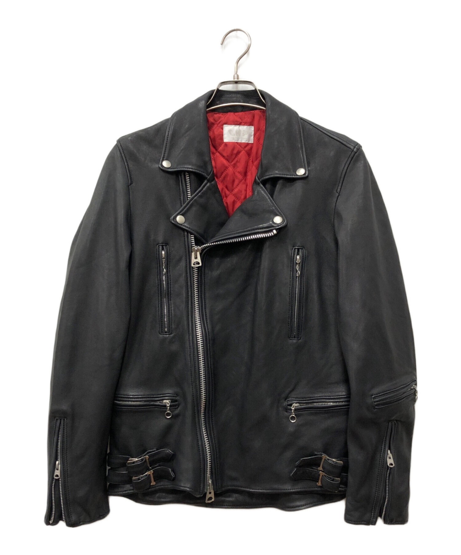 中古・古着通販】LHP (エルエイチピー) ライダースジャケット ブラック