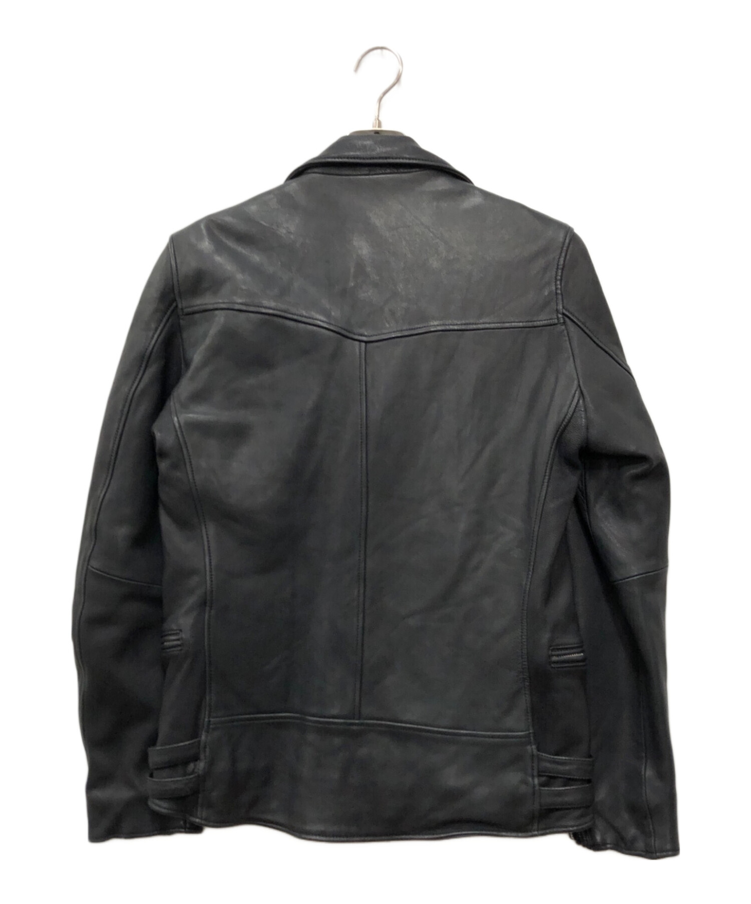 LHP ライダースジャケット 中古・古着通販】LHP (エルエイチピー) ライダースジャケット ブラック