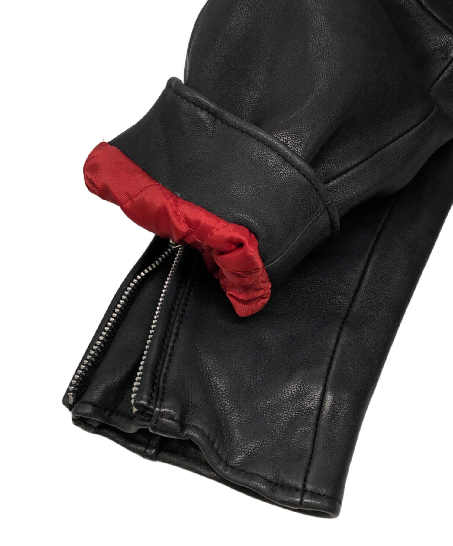 中古・古着通販】LHP (エルエイチピー) ライダースジャケット ブラック