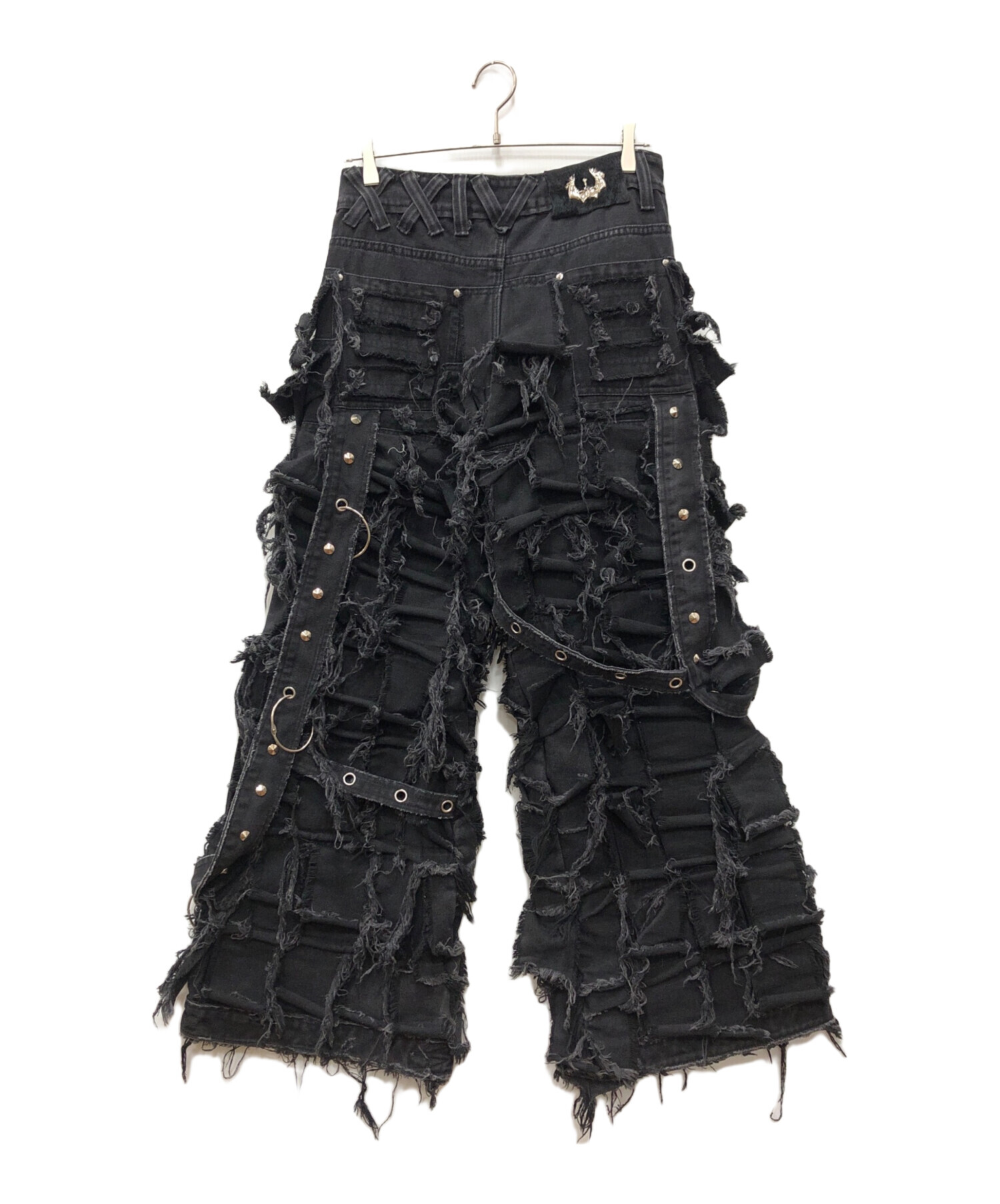 中古・古着通販】UNIZ (ユニズ) BLACK MONSTER PANTS ブラック 