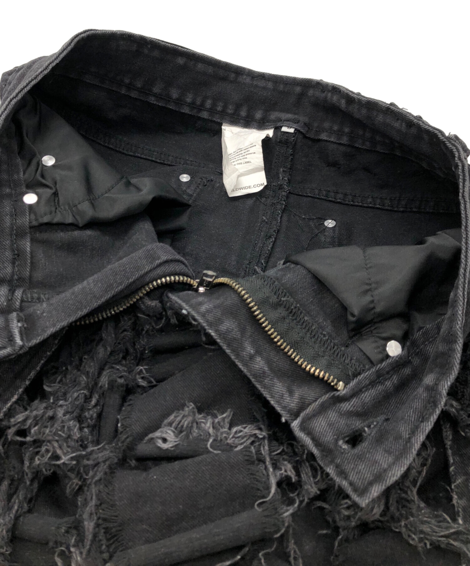 中古・古着通販】UNIZ (ユニズ) BLACK MONSTER PANTS ブラック