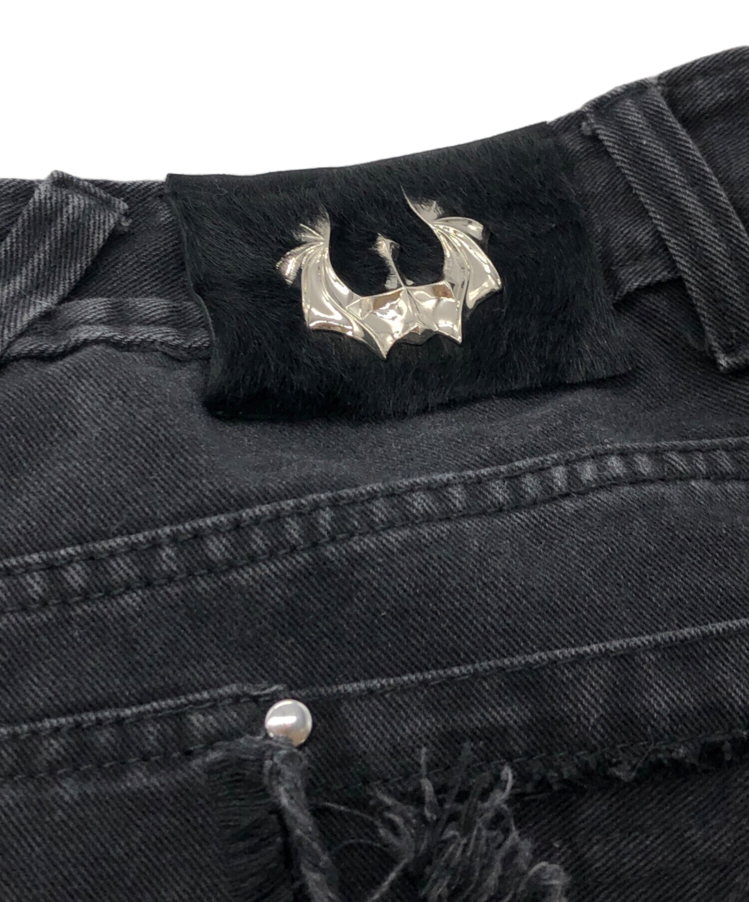 中古・古着通販】UNIZ (ユニズ) BLACK MONSTER PANTS ブラック