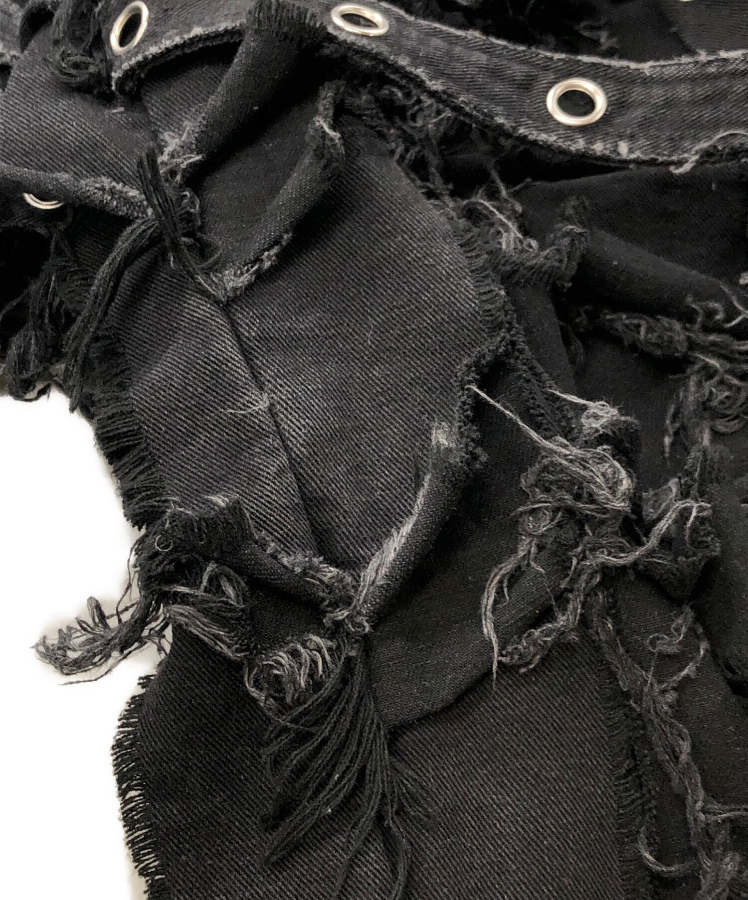 中古・古着通販】UNIZ (ユニズ) BLACK MONSTER PANTS ブラック