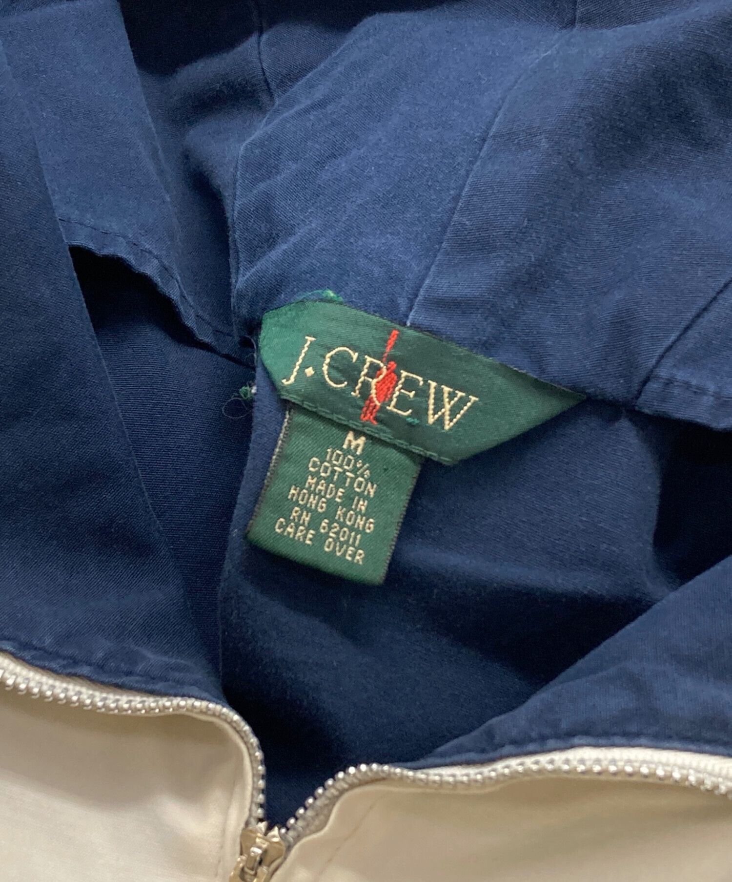 中古・古着通販】J.CREW (ジェイクルー) バイカラーコットンアノラック