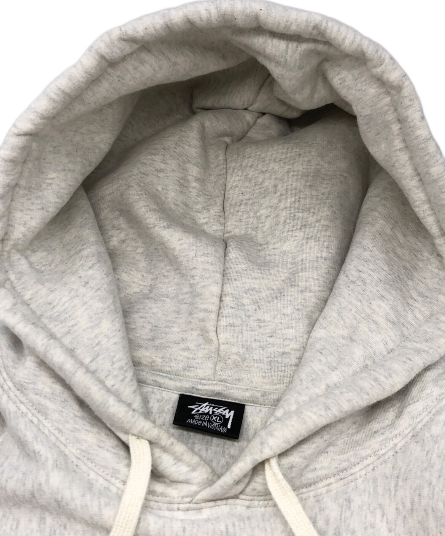 stussy フーディ コート 中古・古着通販】stussy (ステューシー) 8 BALL FADE HOODIE グレー