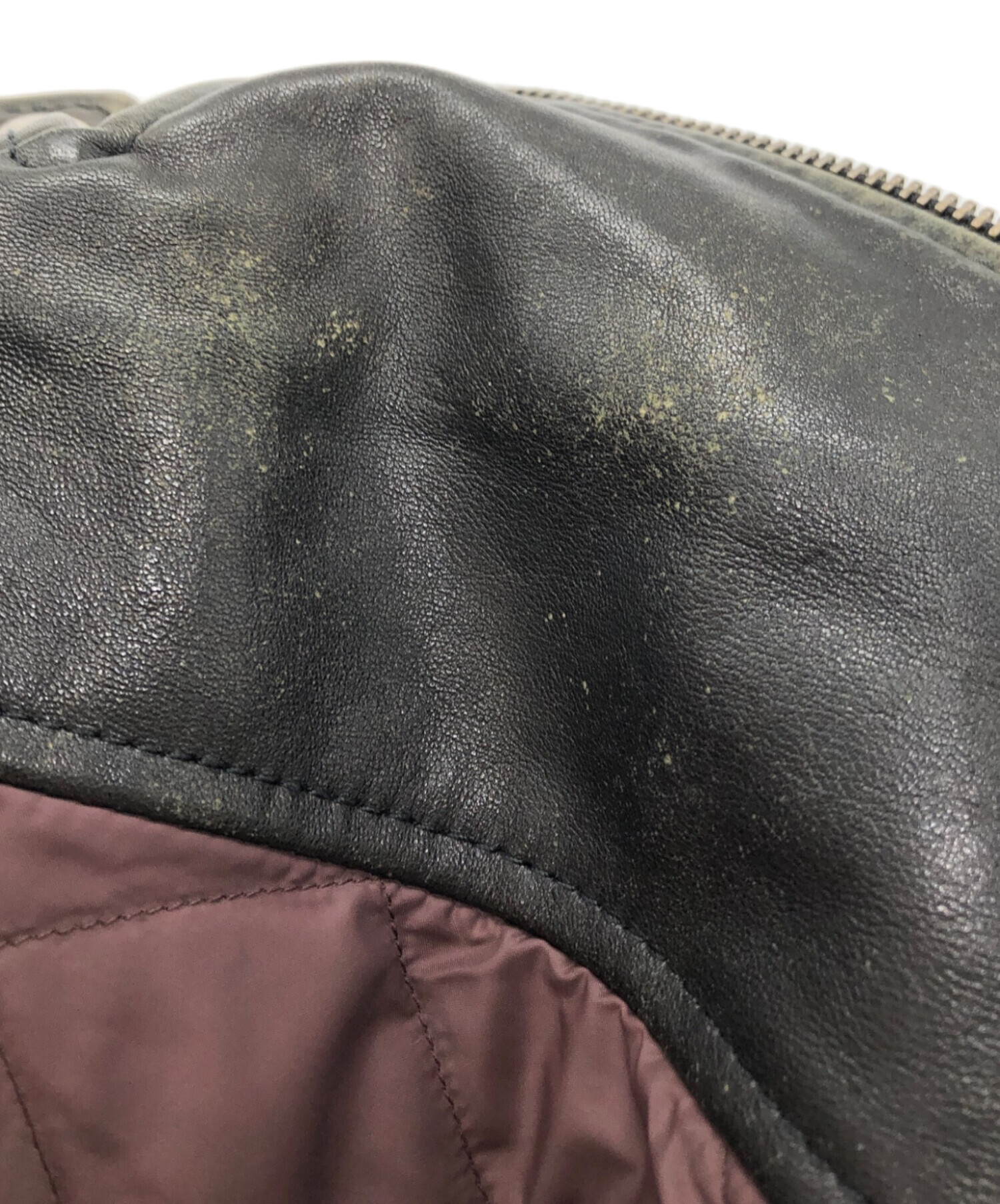 中古・古着通販】GAP (ギャップ) ラムレザーダブルライダース