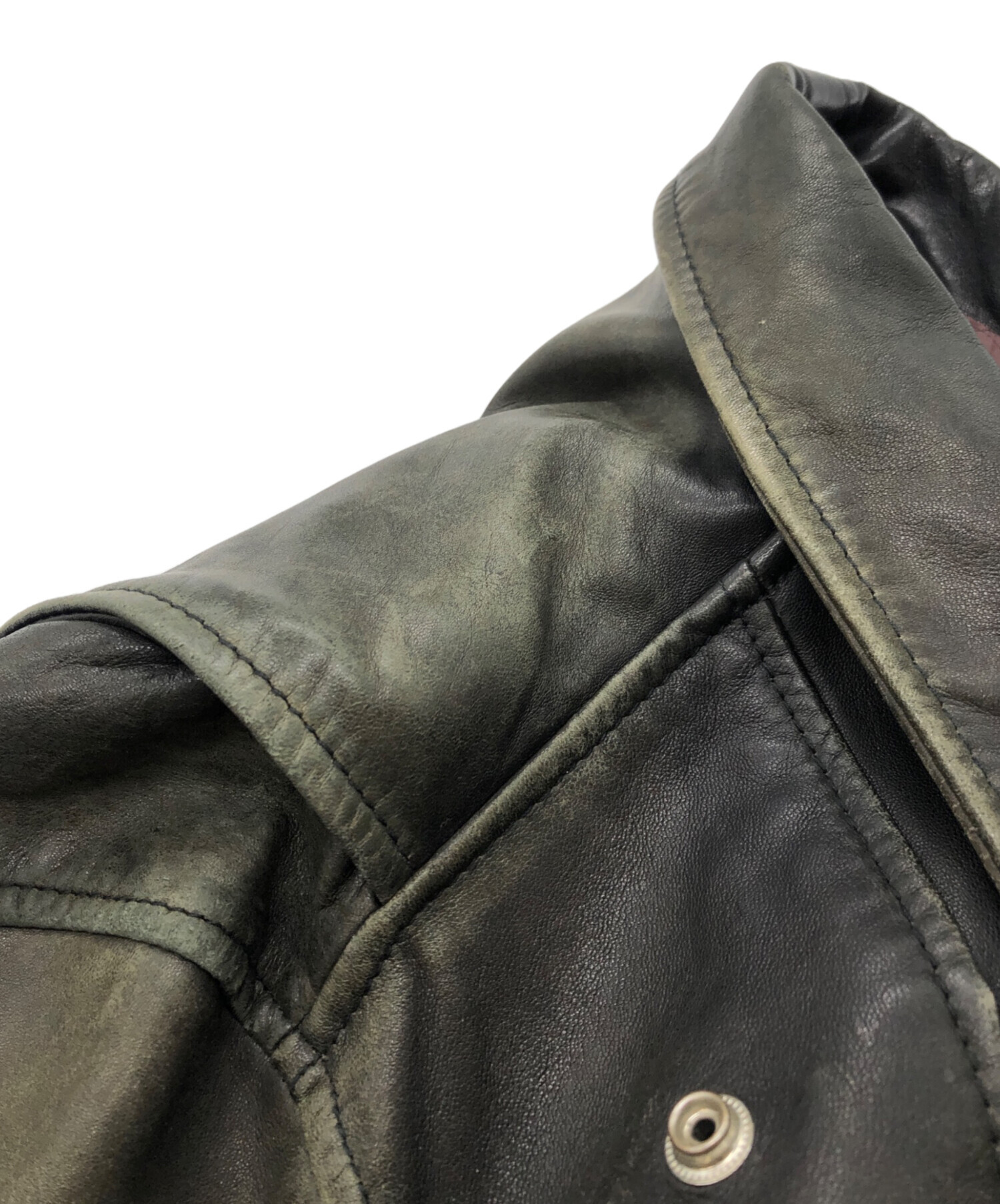 中古・古着通販】GAP (ギャップ) ラムレザーダブルライダース