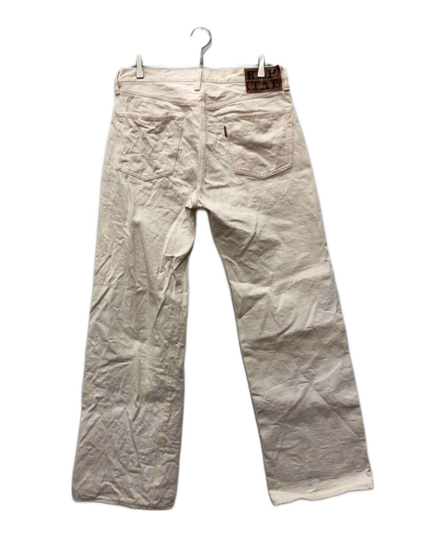 vintage kapital キャピタル denimパンツ　古着　33インチ 中古・古着通販】KAPITAL (キャピタル) キナリワイドデニムパンツ