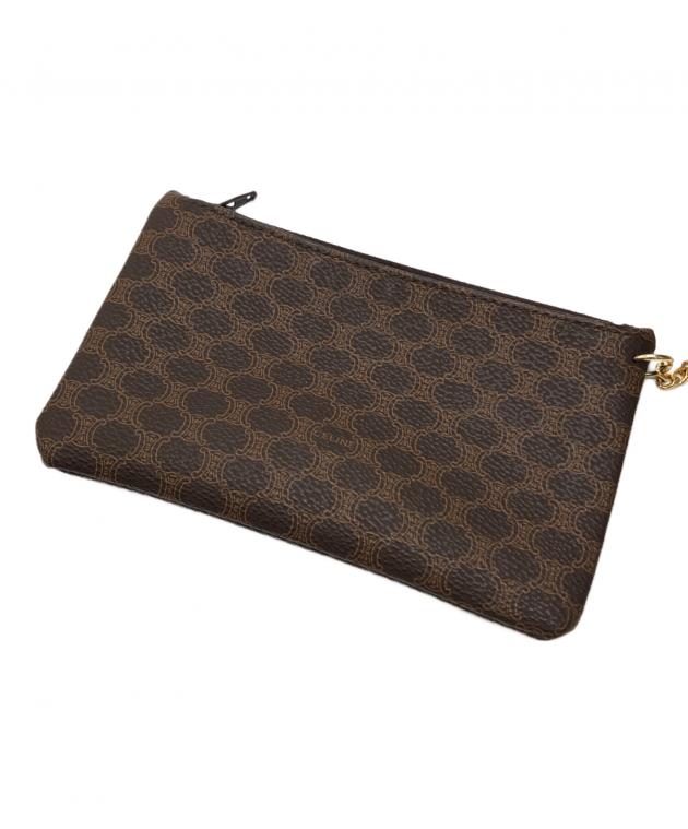 中古・古着通販】CELINE (セリーヌ) マカダム巾着ショルダーバッグ