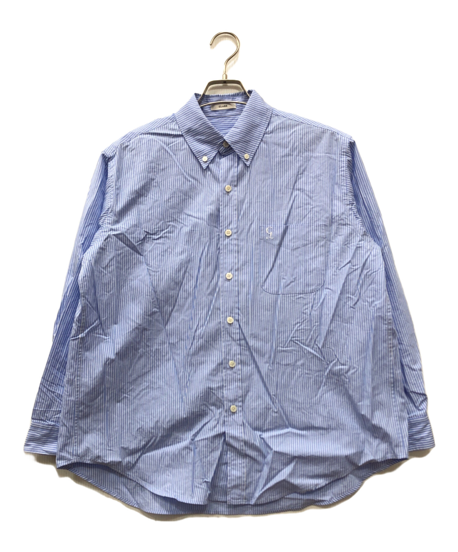 中古・古着通販】CLANE (クラネ) LOGO BUTTON-DOWN BASIC SHIRTS 