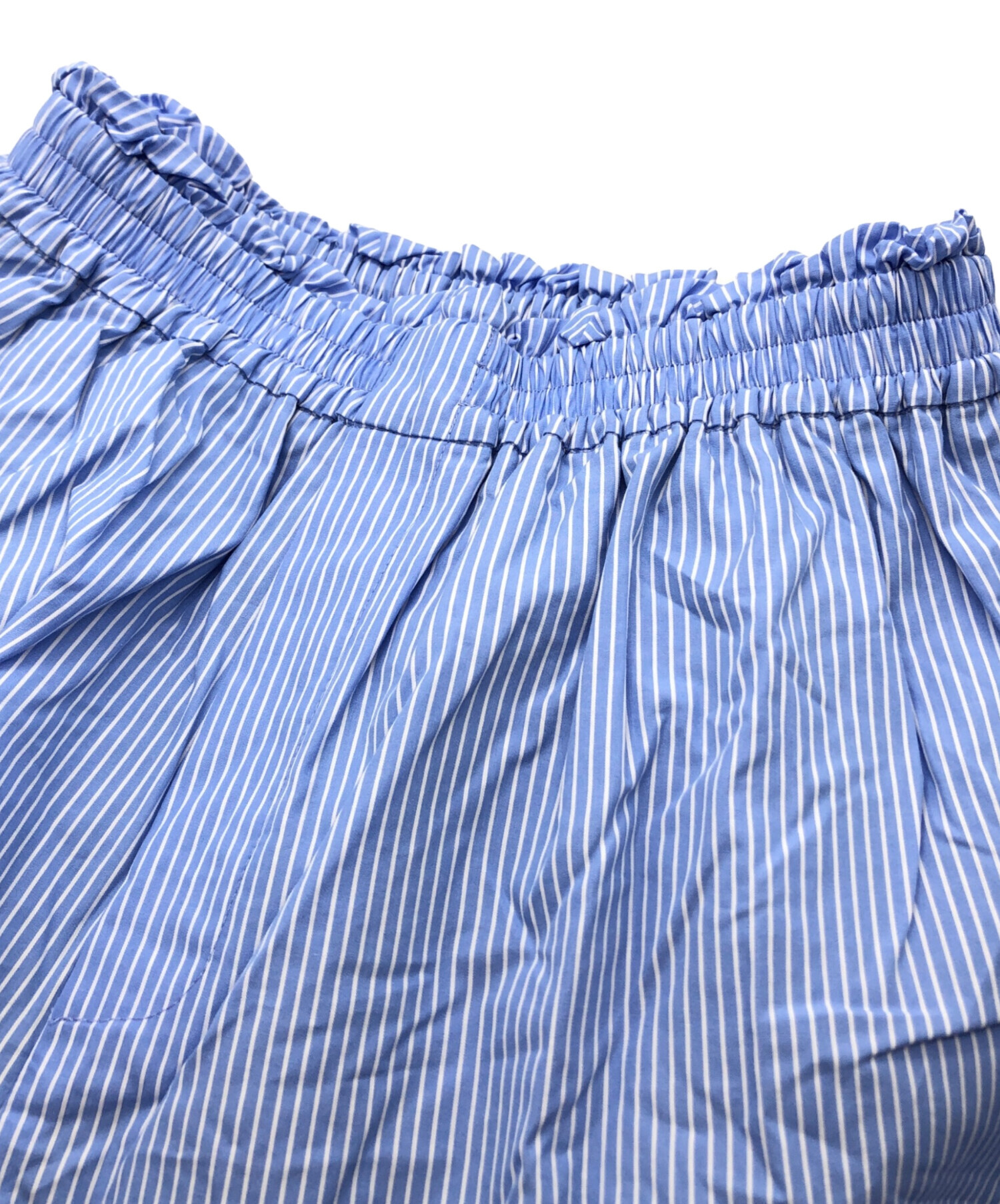 中古・古着通販】CLANE (クラネ) SHIRT DETAIL SHORT PANTS ブルー