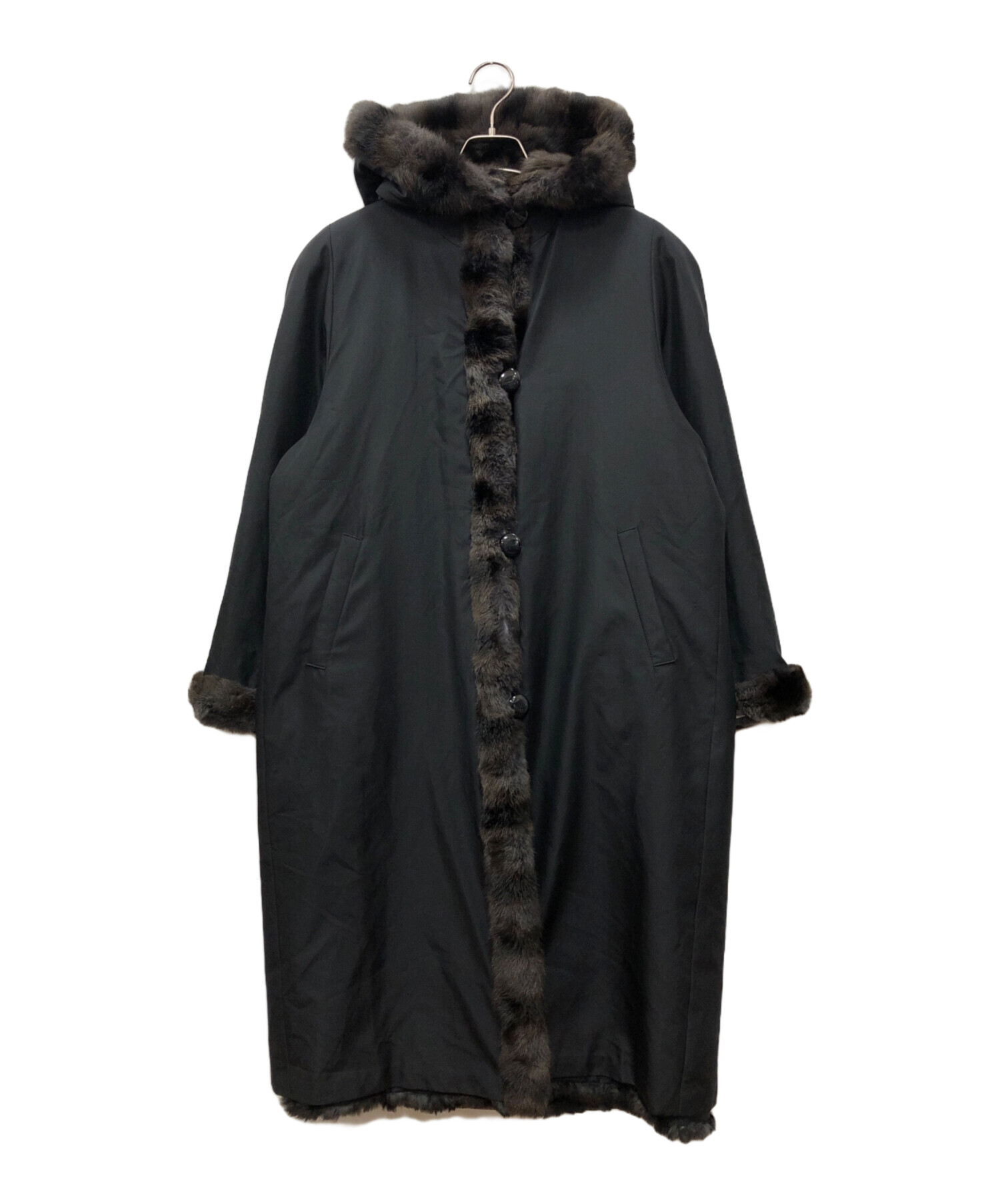 中古・古着通販】BALMAIN (バルマン) コート ブラック サイズ:9