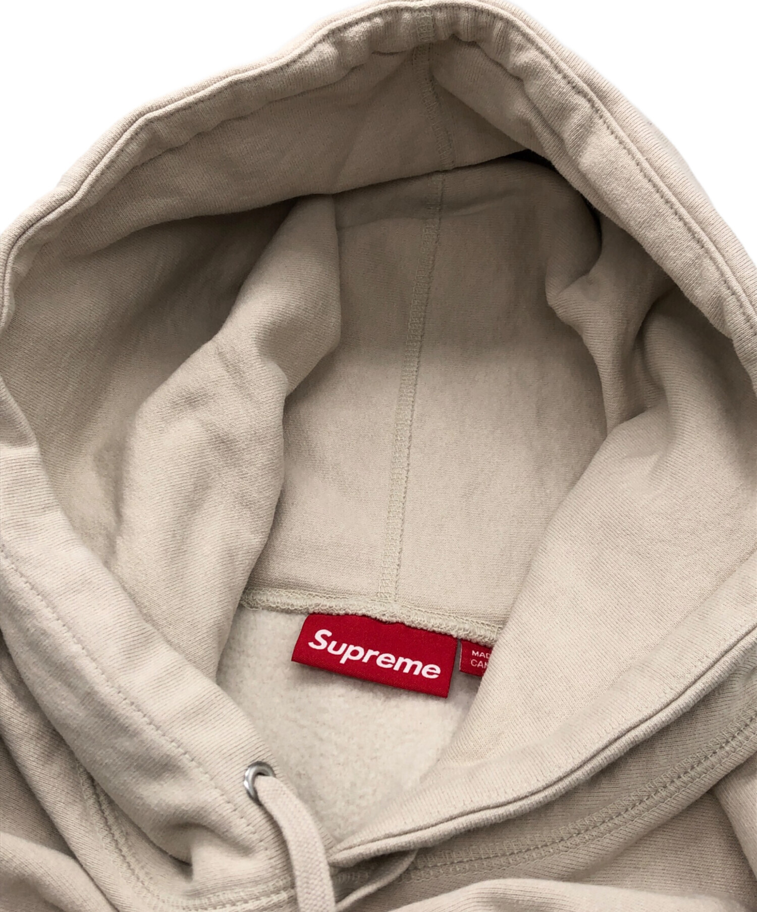 中古・古着通販】Supreme (シュプリーム) BOX LOGO HOODIE ベージュ 