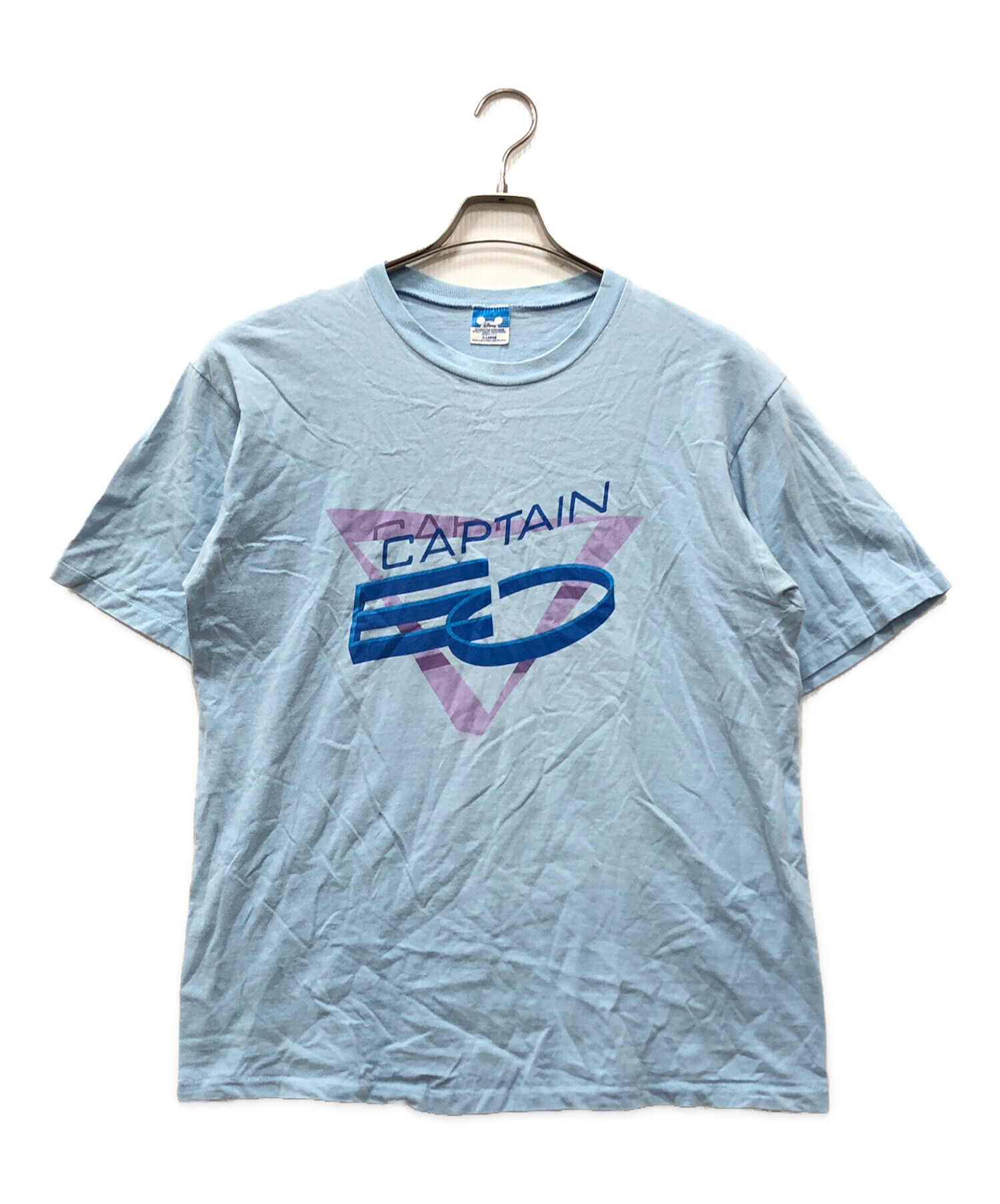 【新品タグ付き】キャプテンEO DISNEY VINTAGE Tシャツ　2XL 中古・古着通販】DISNEY (ディズニー) Captain E.O Tシャツ スカイ