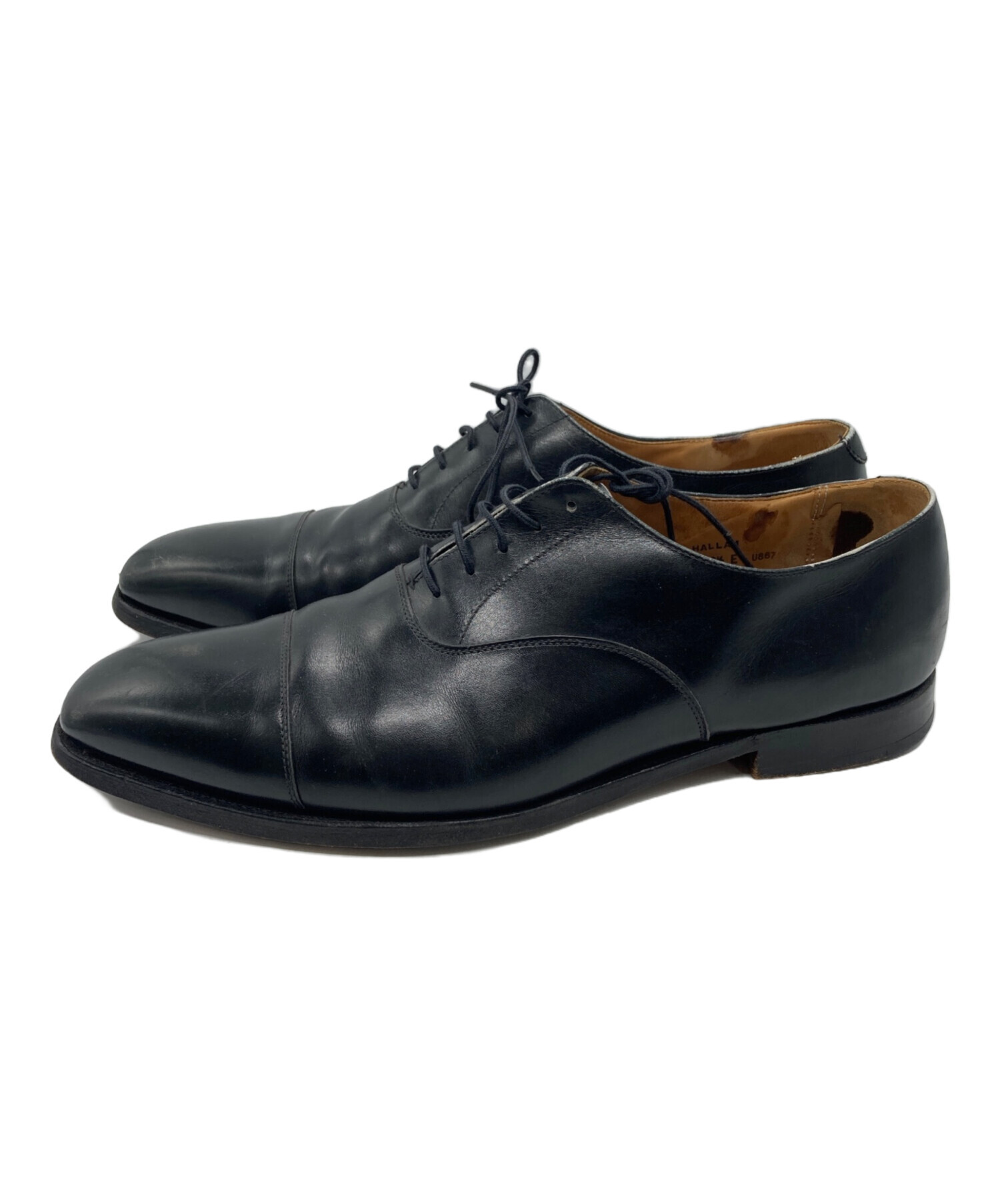 Crockett & Jones ブラック革靴ストレートチップ クロケット&ジョーンズ オードリー3|AUDLEY 3 BLACK ストレートチップ