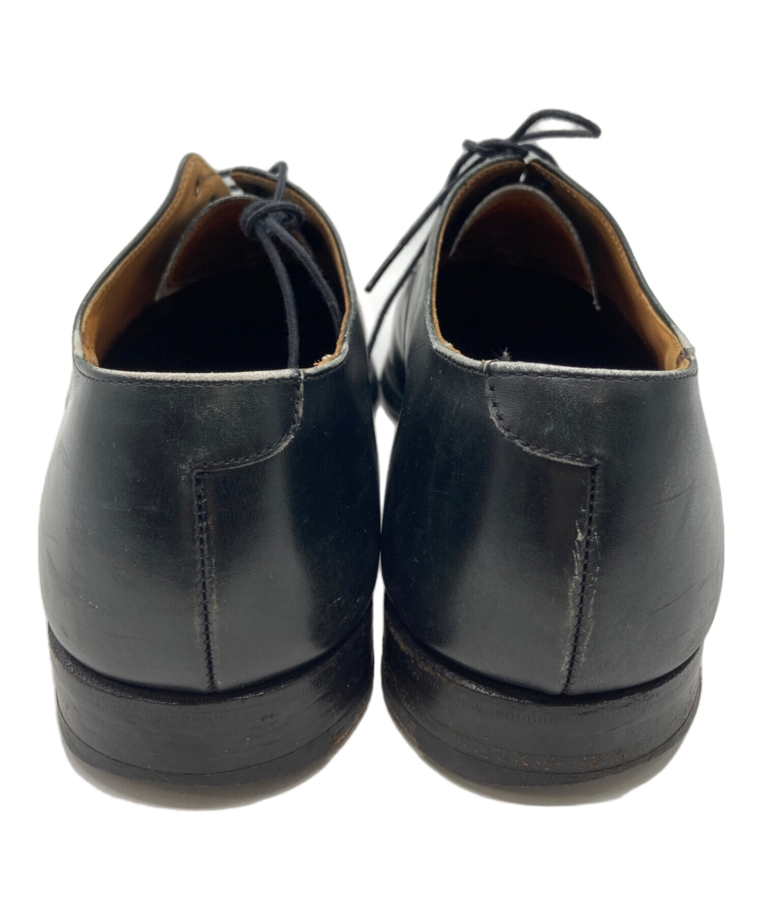 Crockett & Jones ブラック革靴ストレートチップ クロケット＆ジョーンズ 007モデル ノーリッチ|NORWICH BLACK