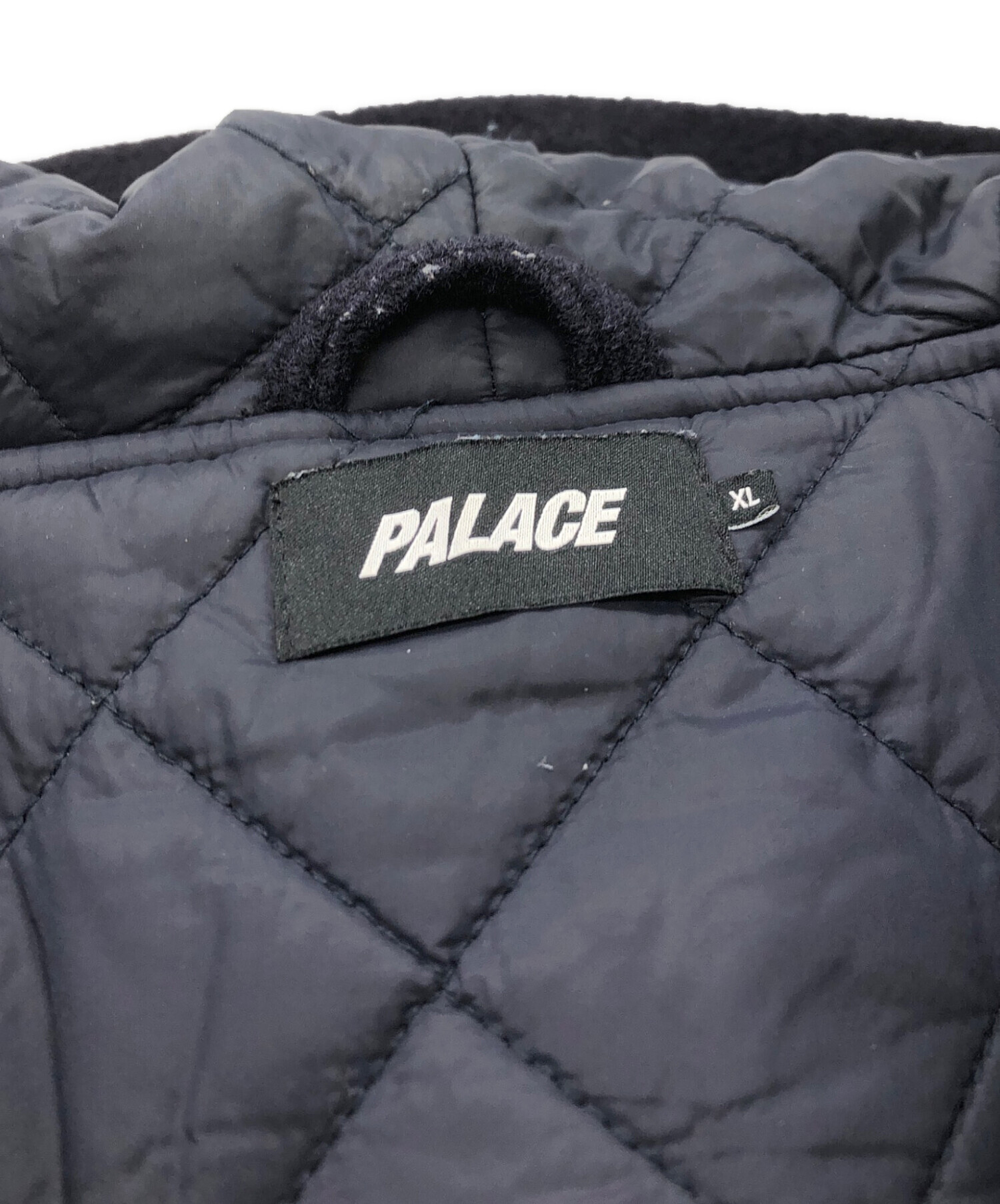 中古・古着通販】PALACE (パレス) hooded varsity jacket ネイビー 