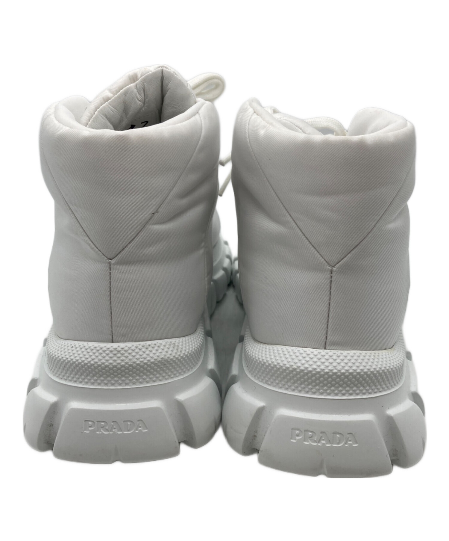 中古・古着通販】PRADA (プラダ) スニーカー ホワイト サイズ:36