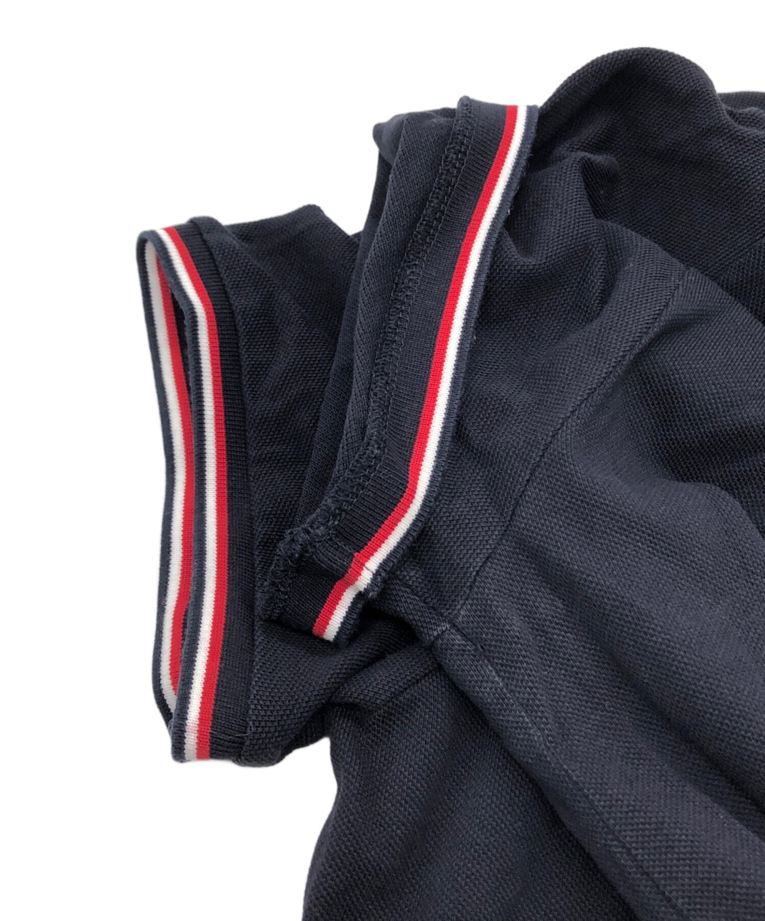 中古・古着通販】MONCLER (モンクレール) ポロシャツ ネイビー サイズ