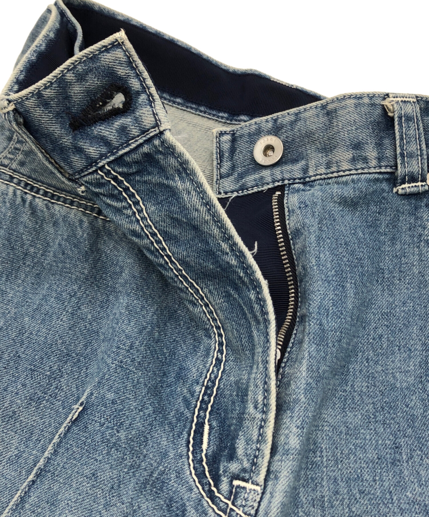 Sacai カットオフデニム 中古・古着通販】sacai (サカイ) Boot Cut Denim Pants インディゴ パンツ