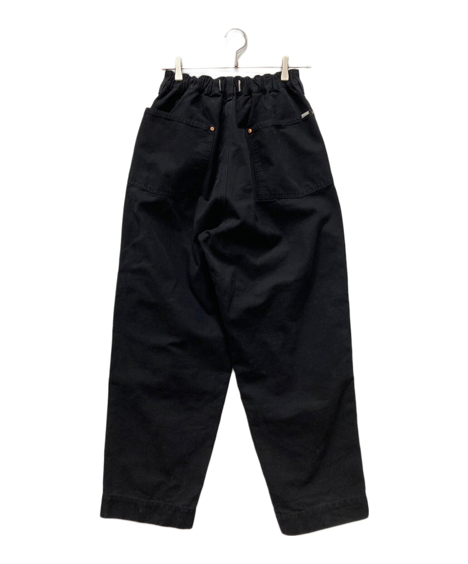 中古・古着通販】Oblada (オブラダ) DOUBLE KNEE PANTS ブラック