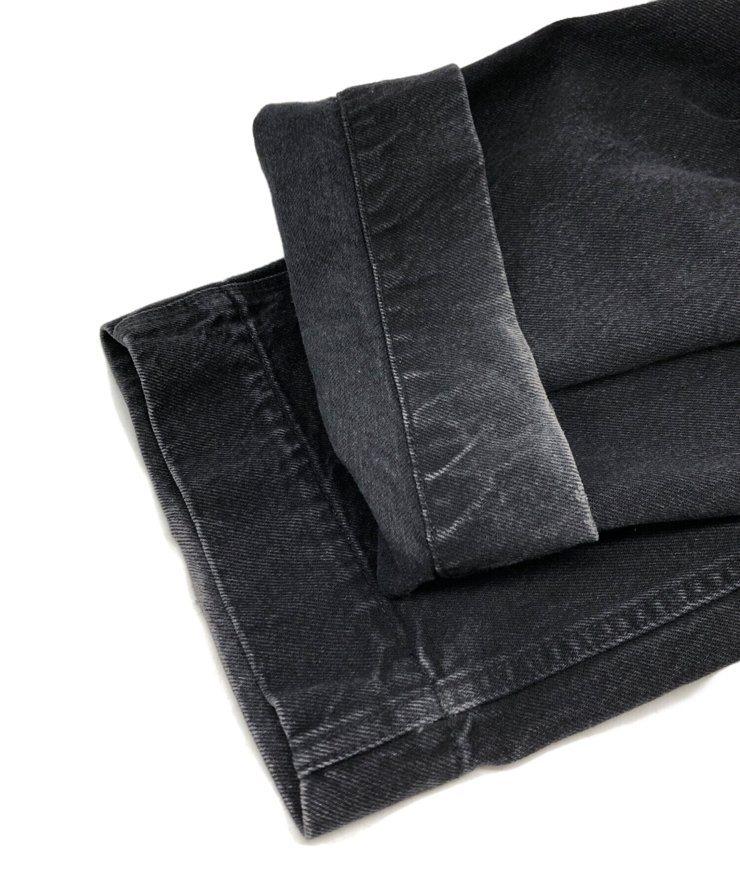 中古・古着通販】Oblada (オブラダ) SKATER JEANS ブラック サイズ:M