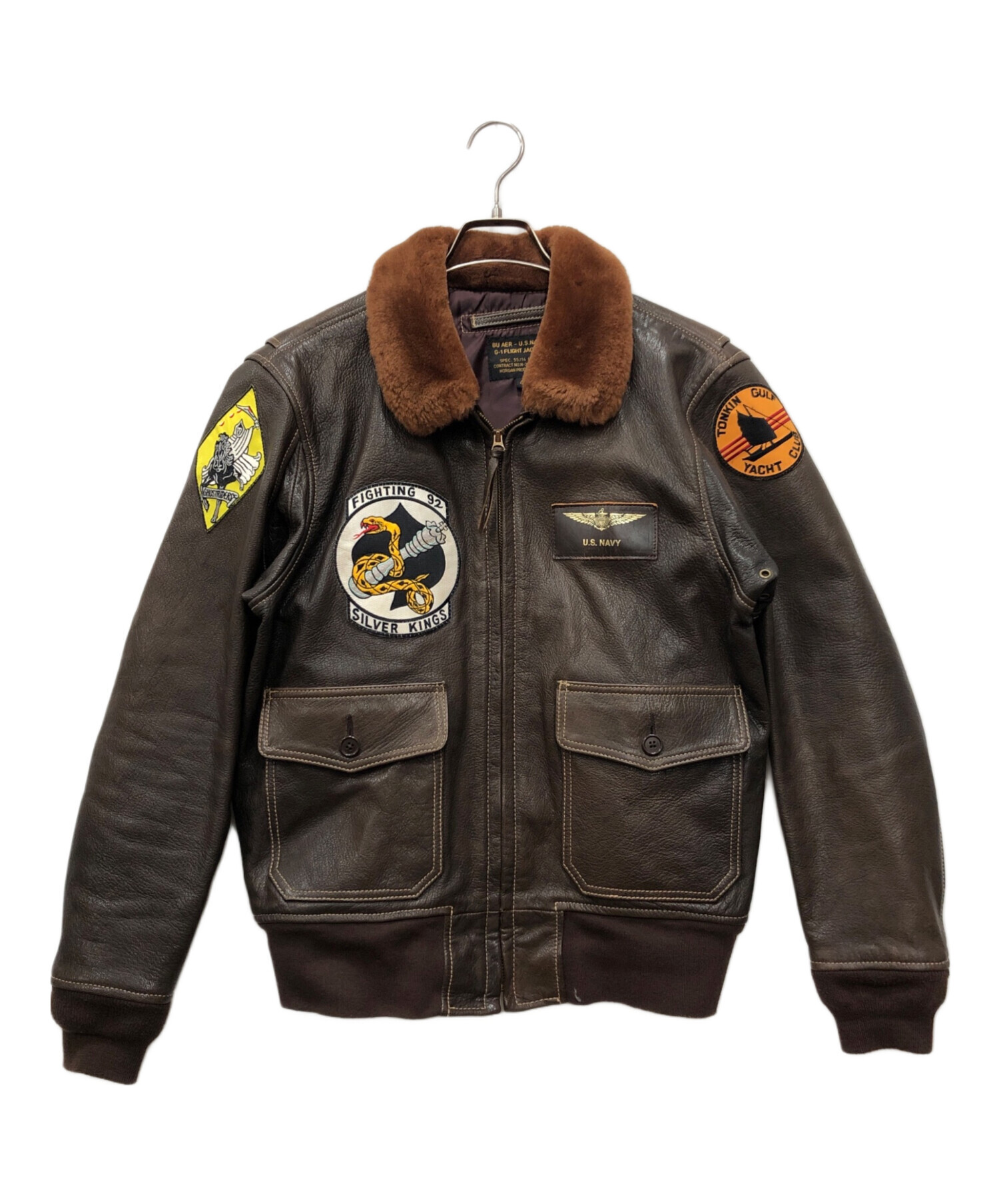 中古・古着通販】MORGAN (モーガン) G-1フライトジャケット ブラウン