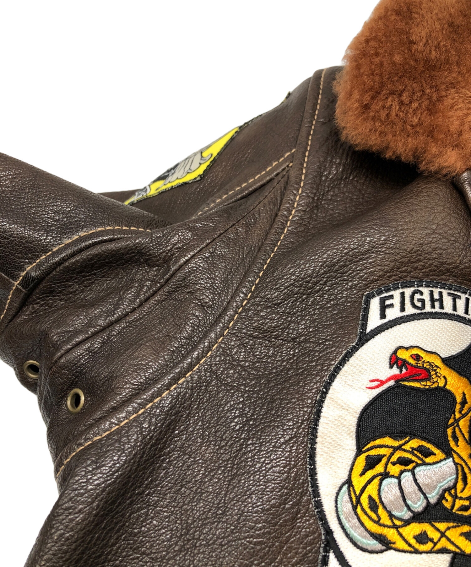 中古・古着通販】MORGAN (モーガン) G-1フライトジャケット ブラウン