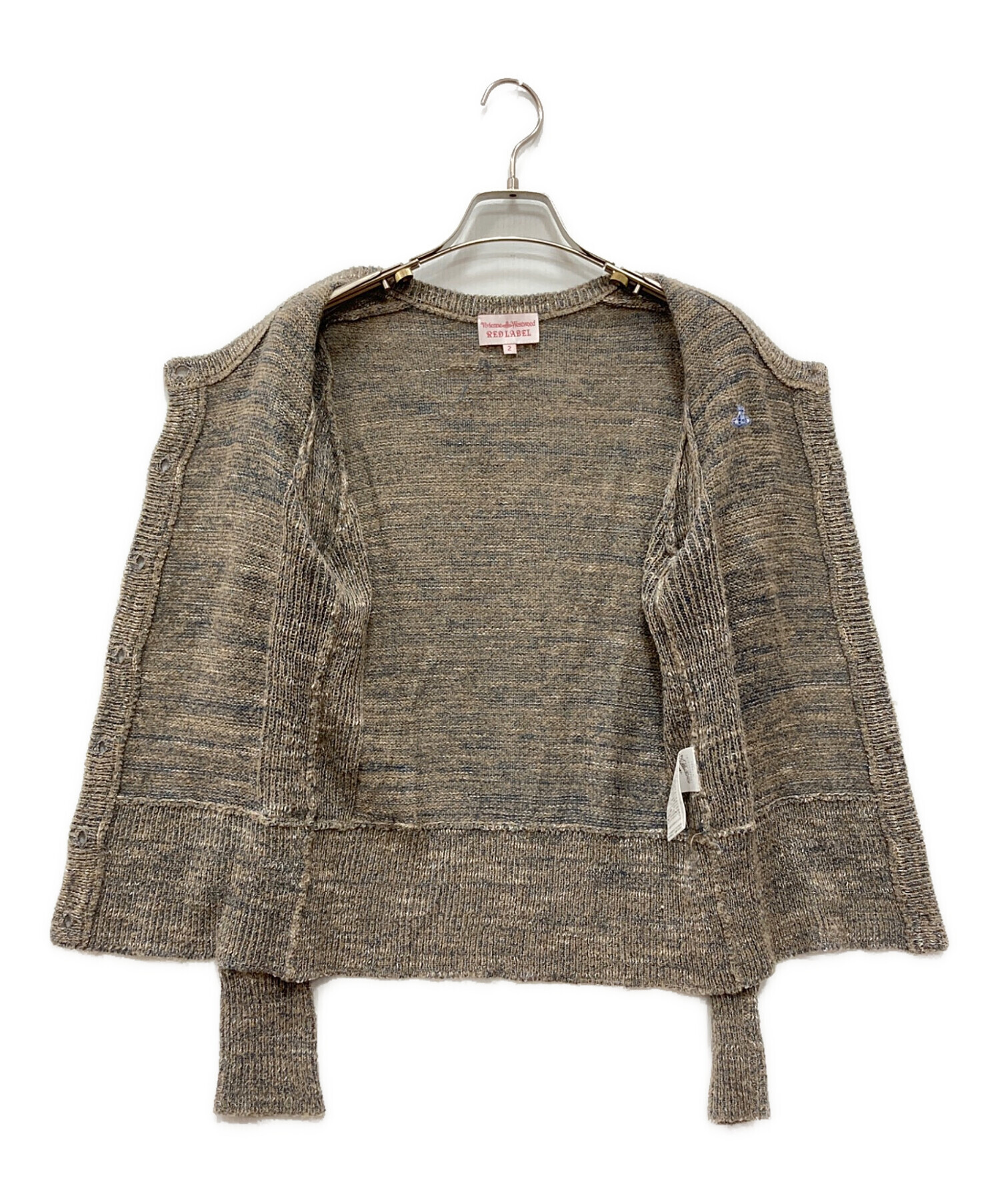 最終値下げ美品 正規品ヴィヴィアンウエストウッドGOLD LABELカーディガン 中古・古着通販】Vivienne Westwood RED LABEL (ヴィヴィアンウエスト
