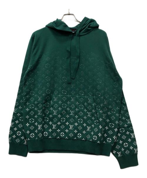 LOUIS VUITTON グリーン パーカー　スウェット LOUIS VUITTON グリーン パーカースウェット