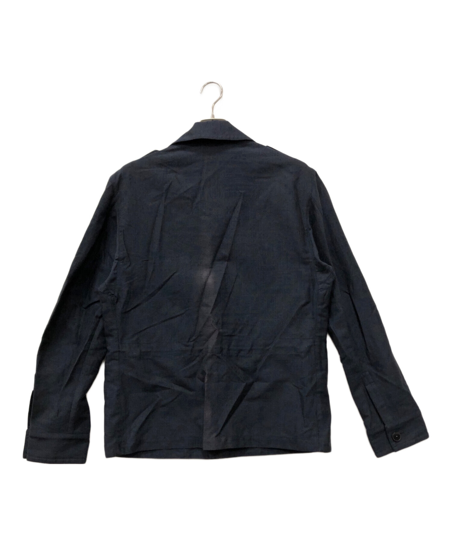 中古・古着通販】HERMES (エルメス) ミリタリージャケット ネイビー