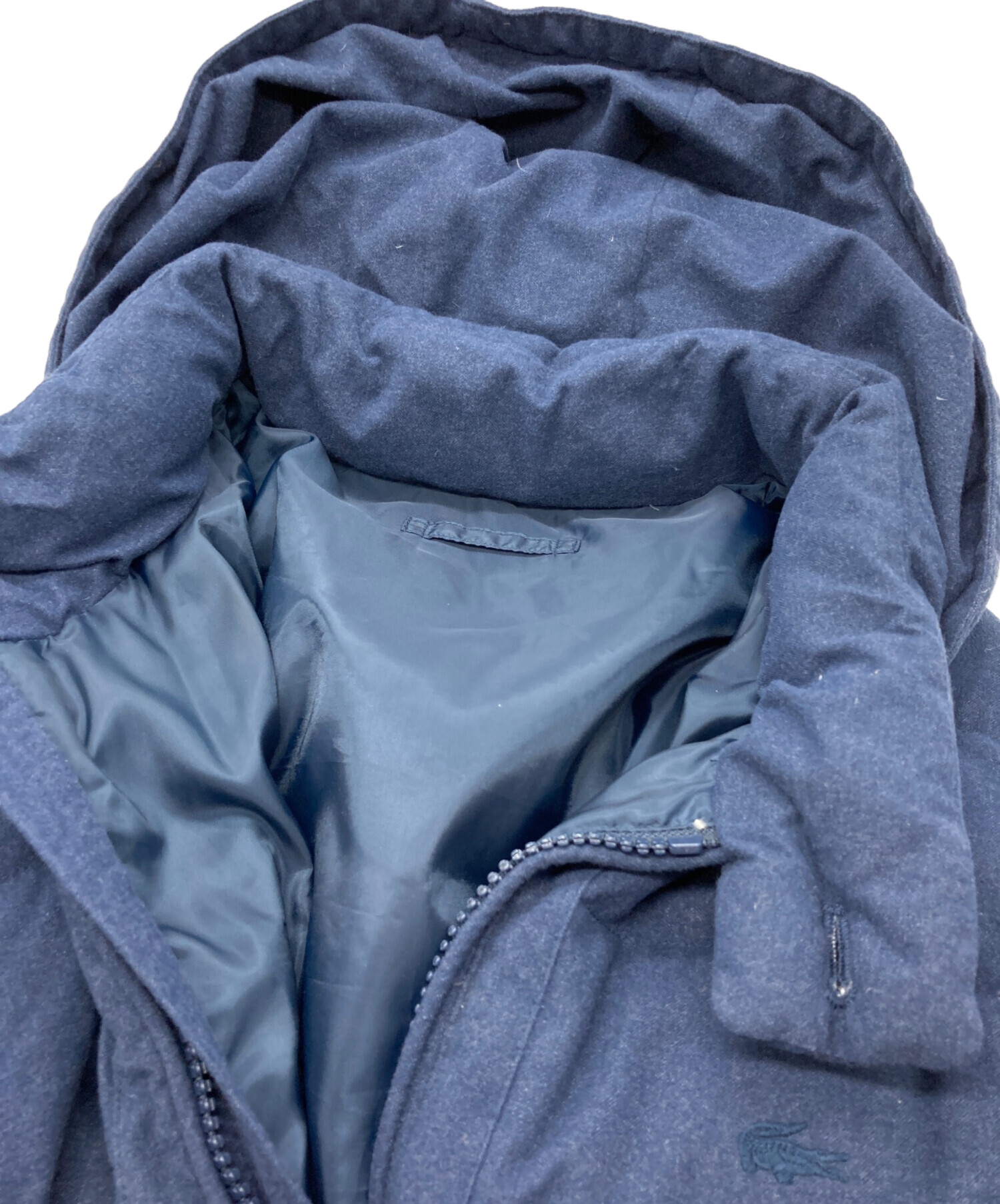 中古・古着通販】LACOSTE (ラコステ) ダウンジャケット ネイビー