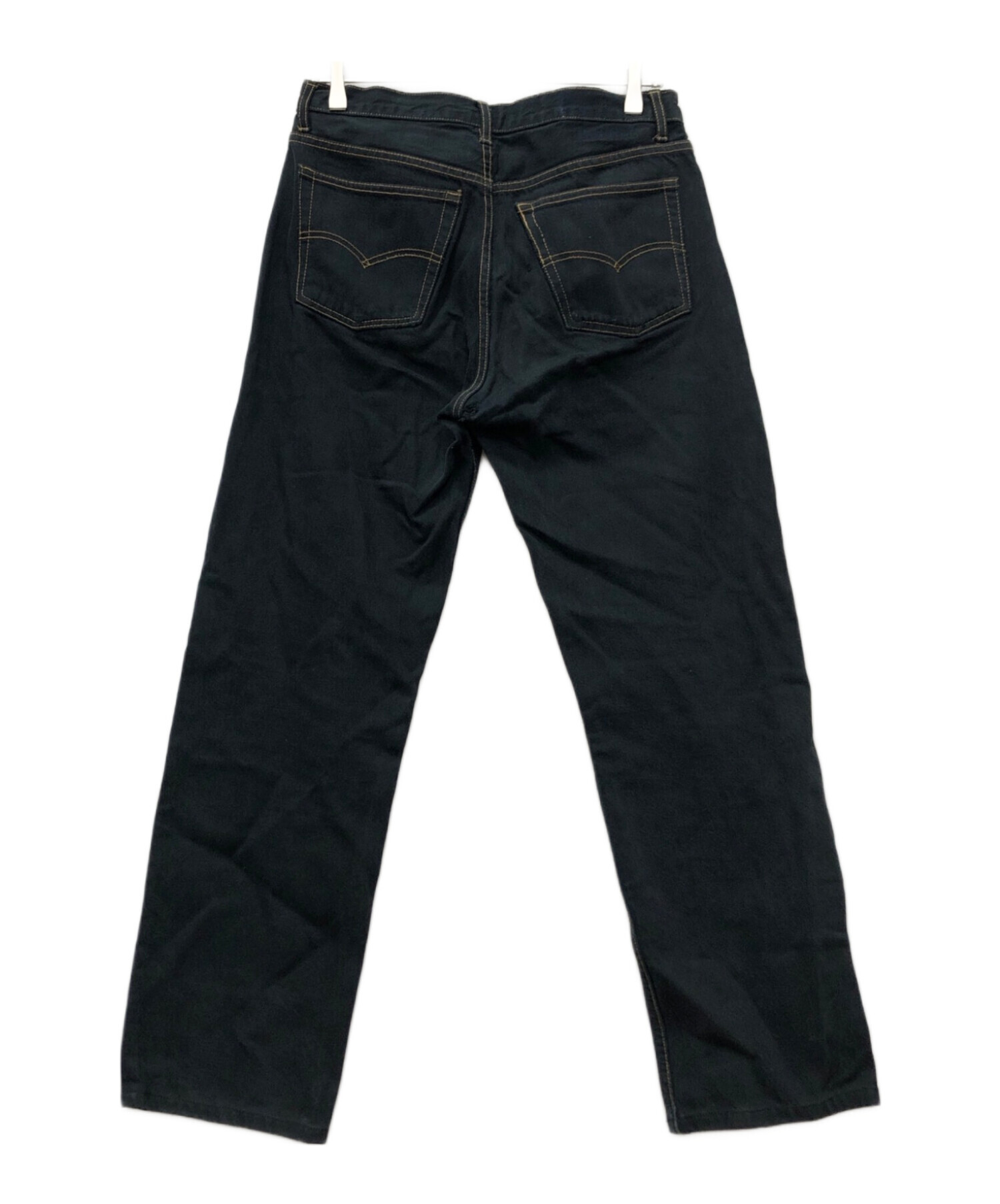 中古・古着通販】LEVI'S (リーバイス) 後染デニムパンツ ブラック