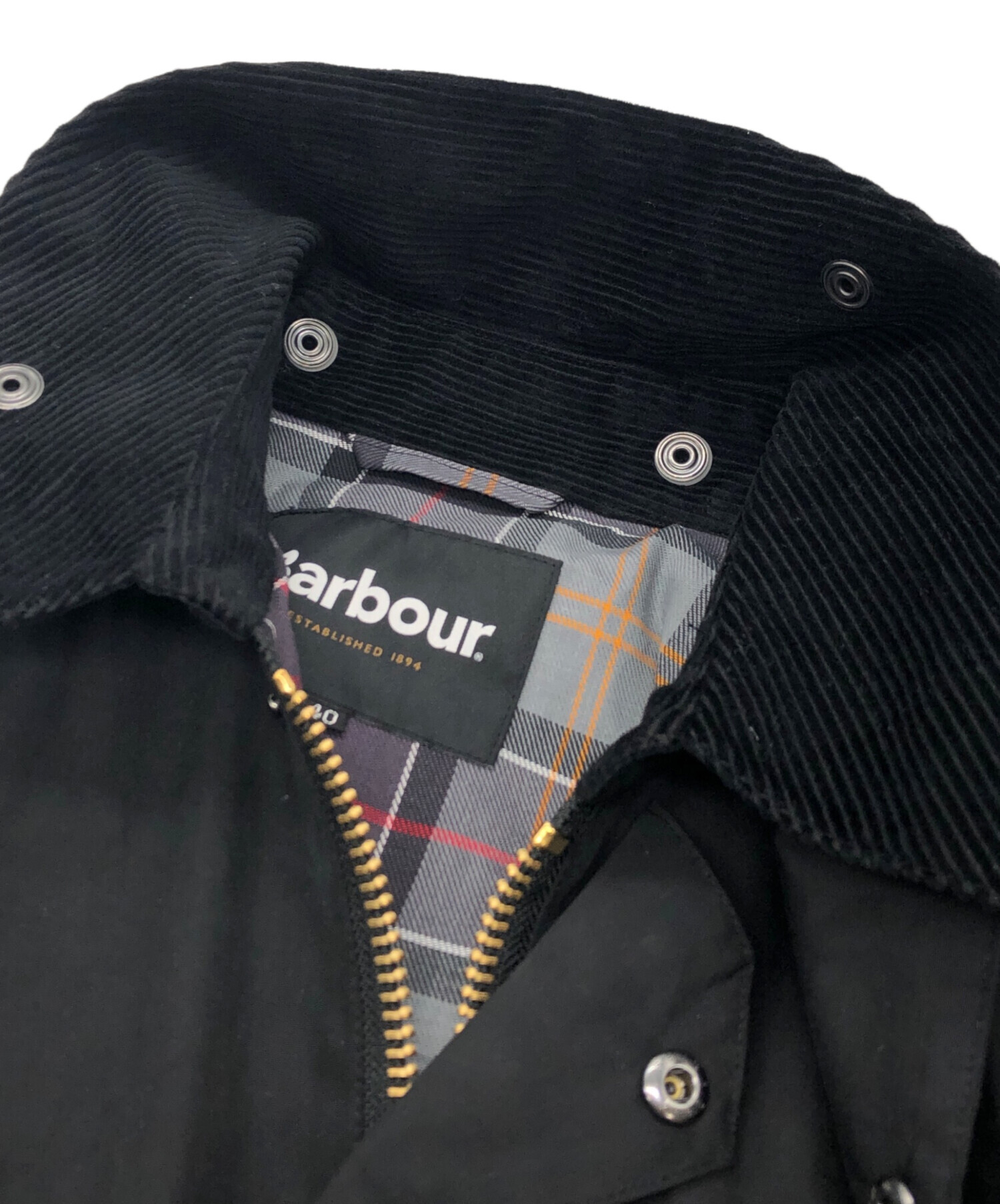 中古・古着通販】Barbour (バブアー) BORROWDALE ブラック サイズ:40
