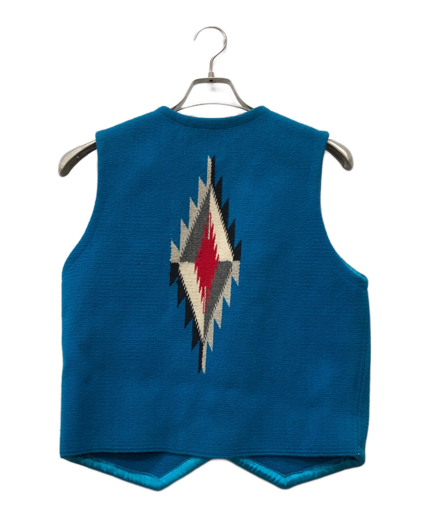 中古・古着通販】ORTEGA'S (オルテガ) オルテガ柄チマヨベスト ブルー