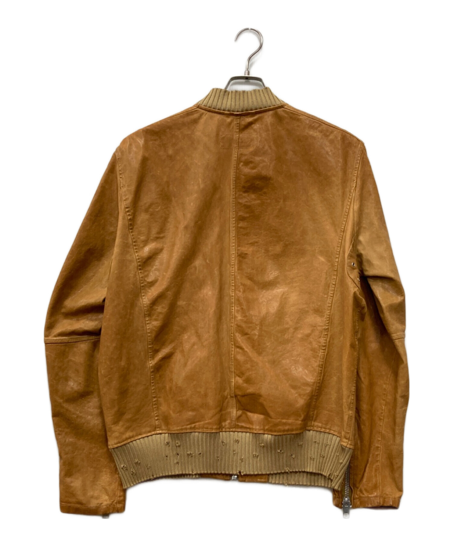 中古・古着通販】DIESEL (ディーゼル) OOSUDD-L-DAVIDOVレザージップ 