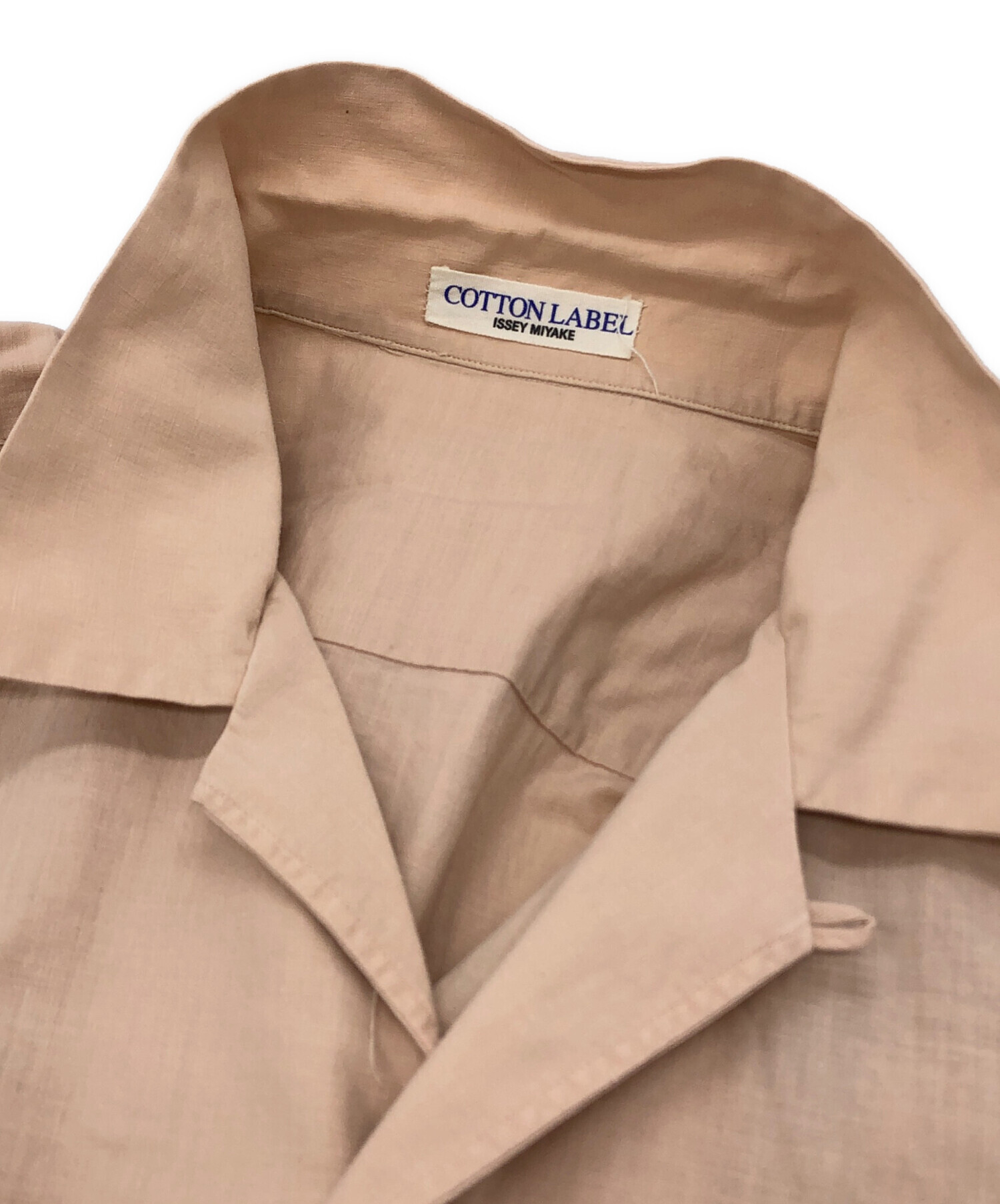 中古・古着通販】ISSEY MIYAKE (イッセイミヤケ) オープンカラーシャツ