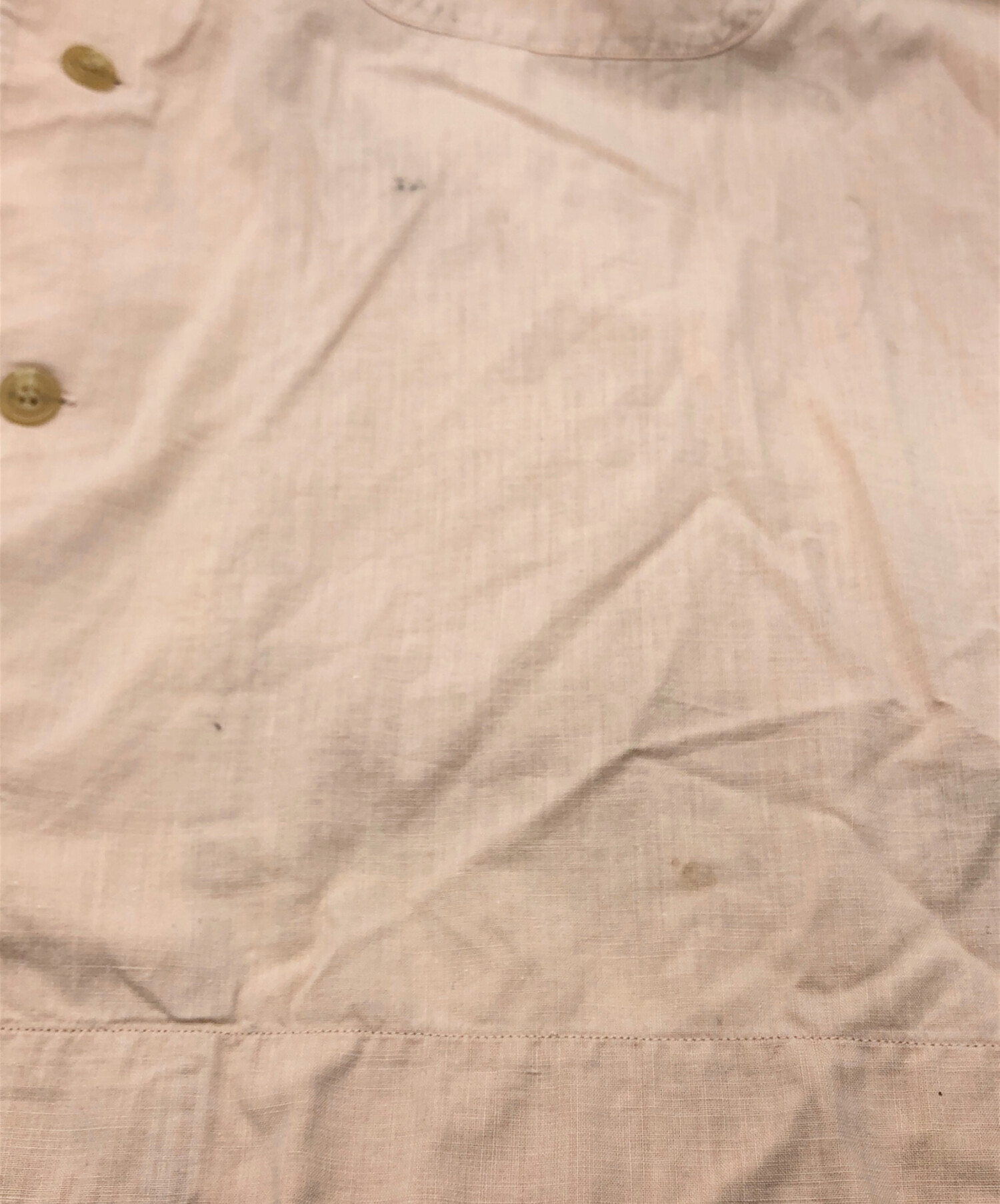 中古・古着通販】ISSEY MIYAKE (イッセイミヤケ) オープンカラーシャツ