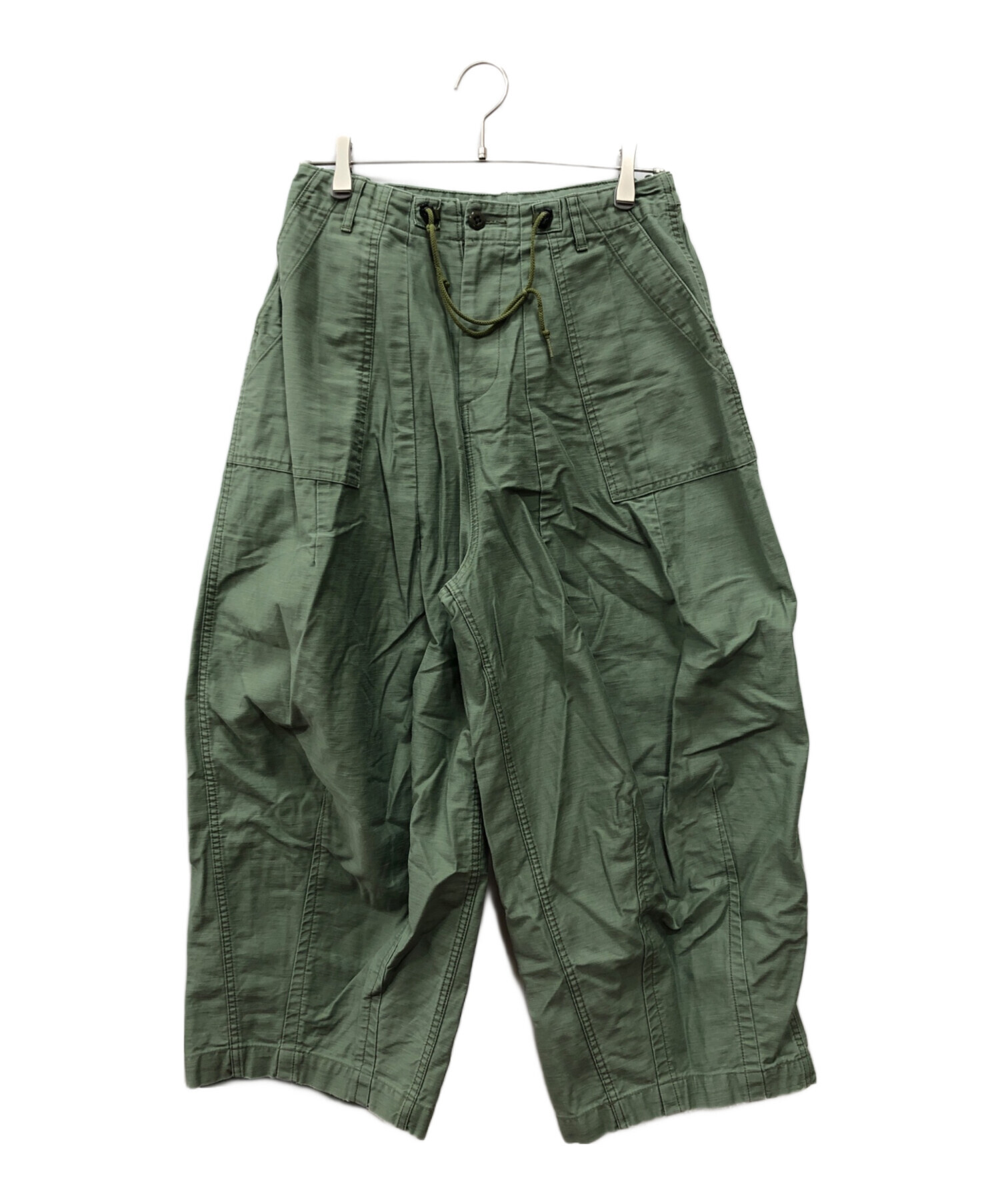 中古・古着通販】Needles (ニードルズ) H.D Pant オリーブ サイズ:1