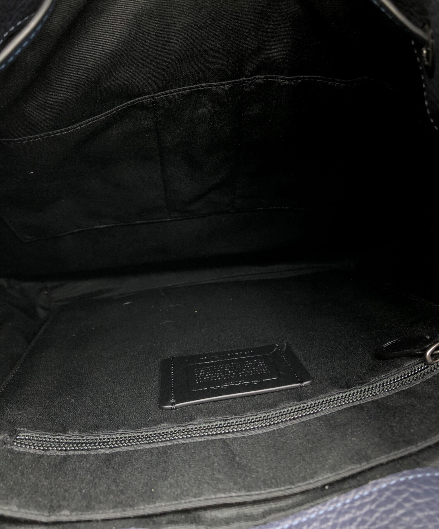 中古・古着通販】COACH (コーチ) バックパック ネイビー サイズ:下記 