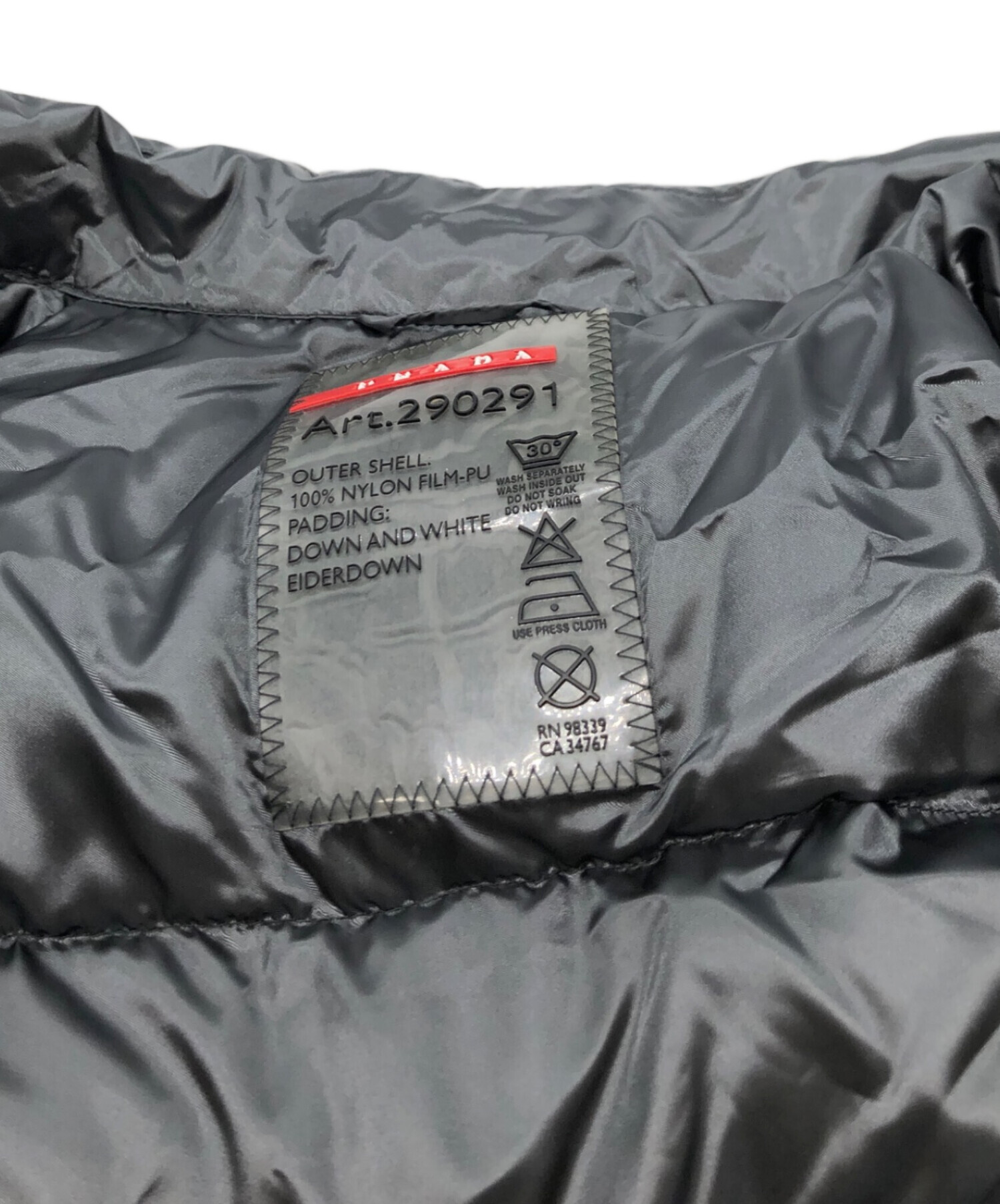 中古・古着通販】PRADA SPORTS (プラダスポーツ) プレート付キダウン