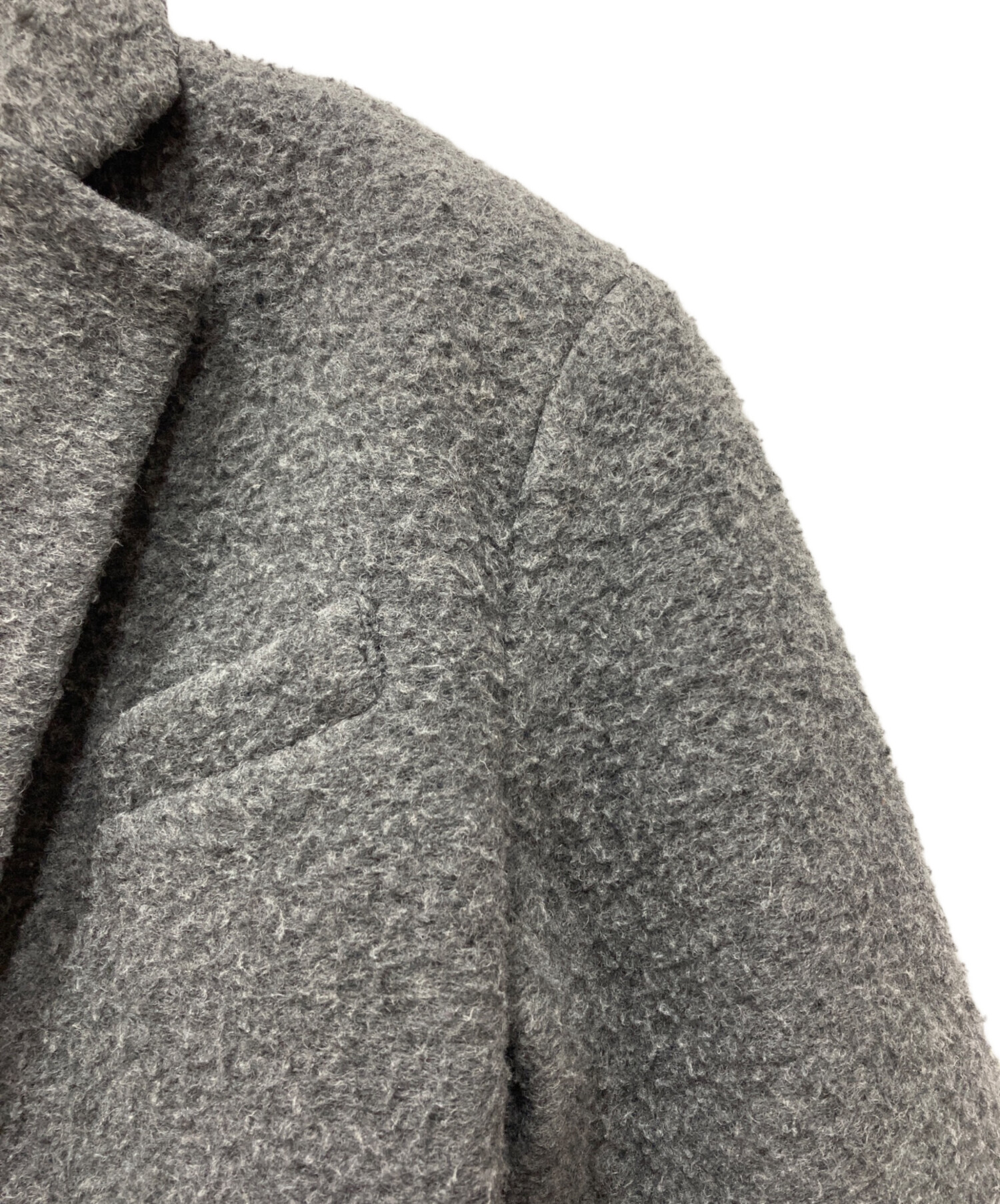 中古・古着通販】Y. PROJECT (ワイプロジェクト) ベルド ウール コート 