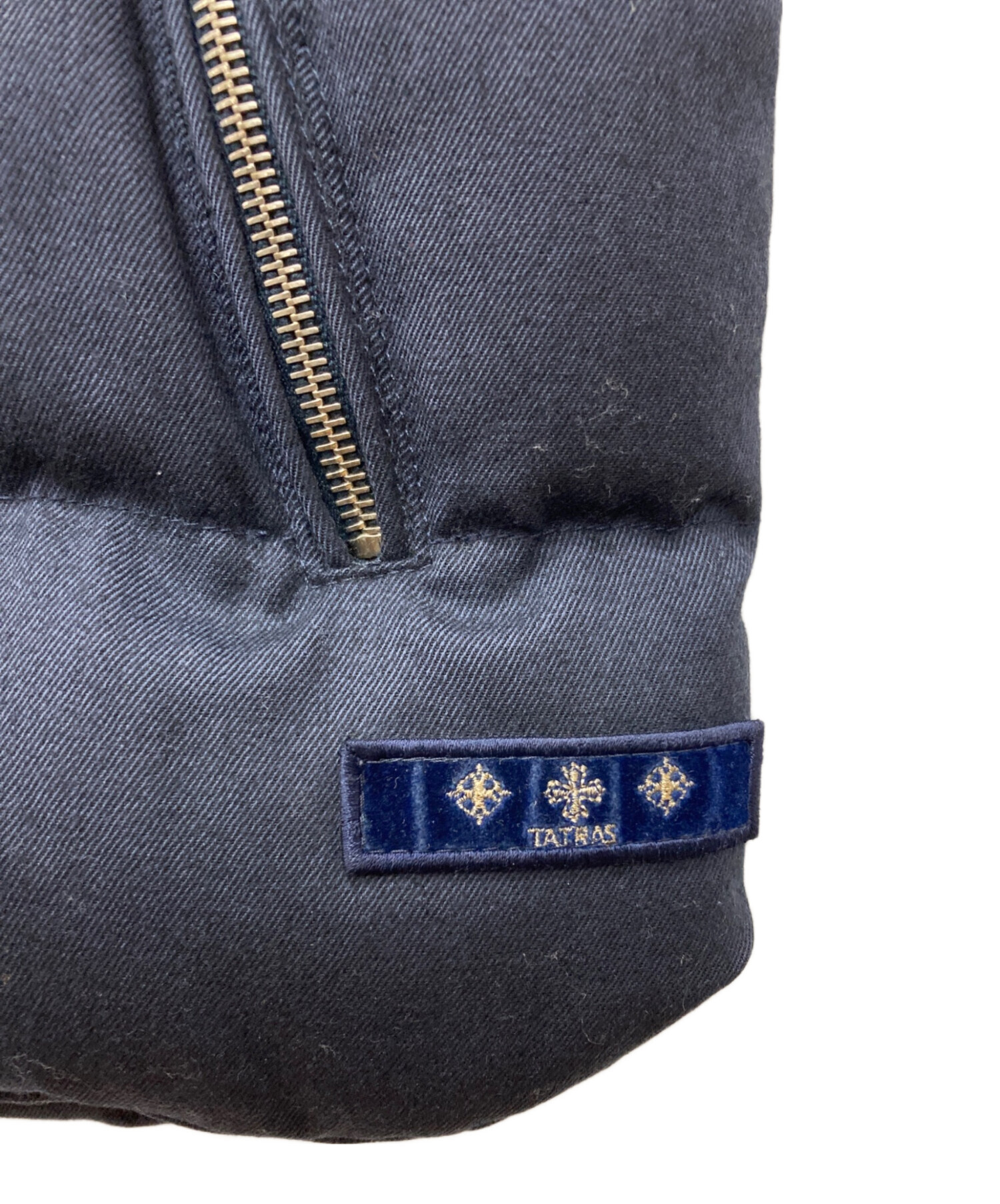 わたし出品‼️ TATRAS ネイビーダウンベスト ウール素材 中古・古着通販】TATRAS (タトラス) ダウンベスト ネイビー サイズ:03