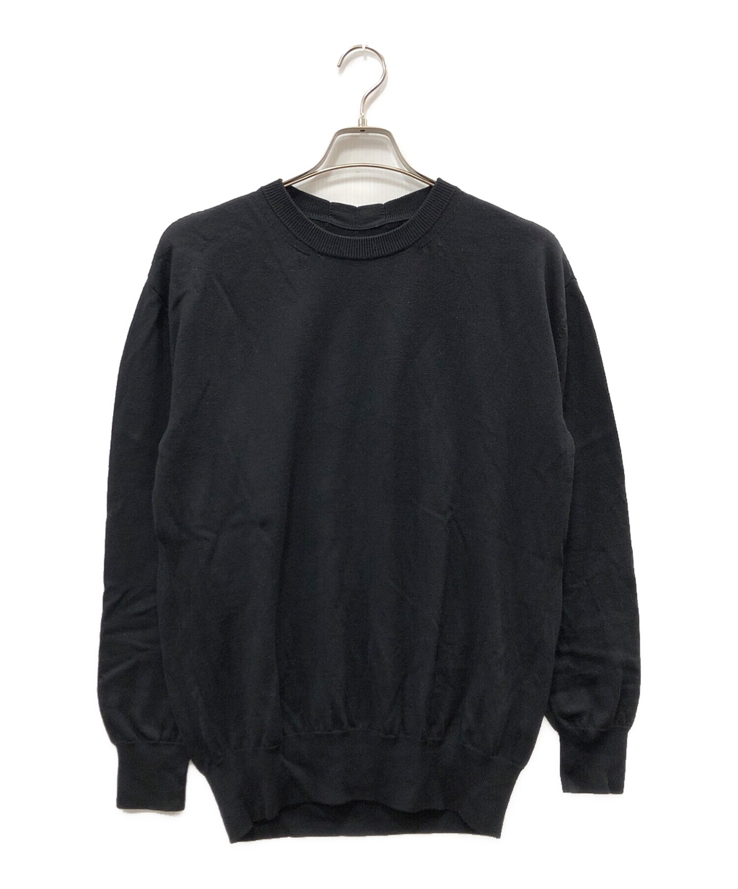 中古・古着通販】JIL SANDER (ジルサンダー) SWEATER CN LS ブラック 