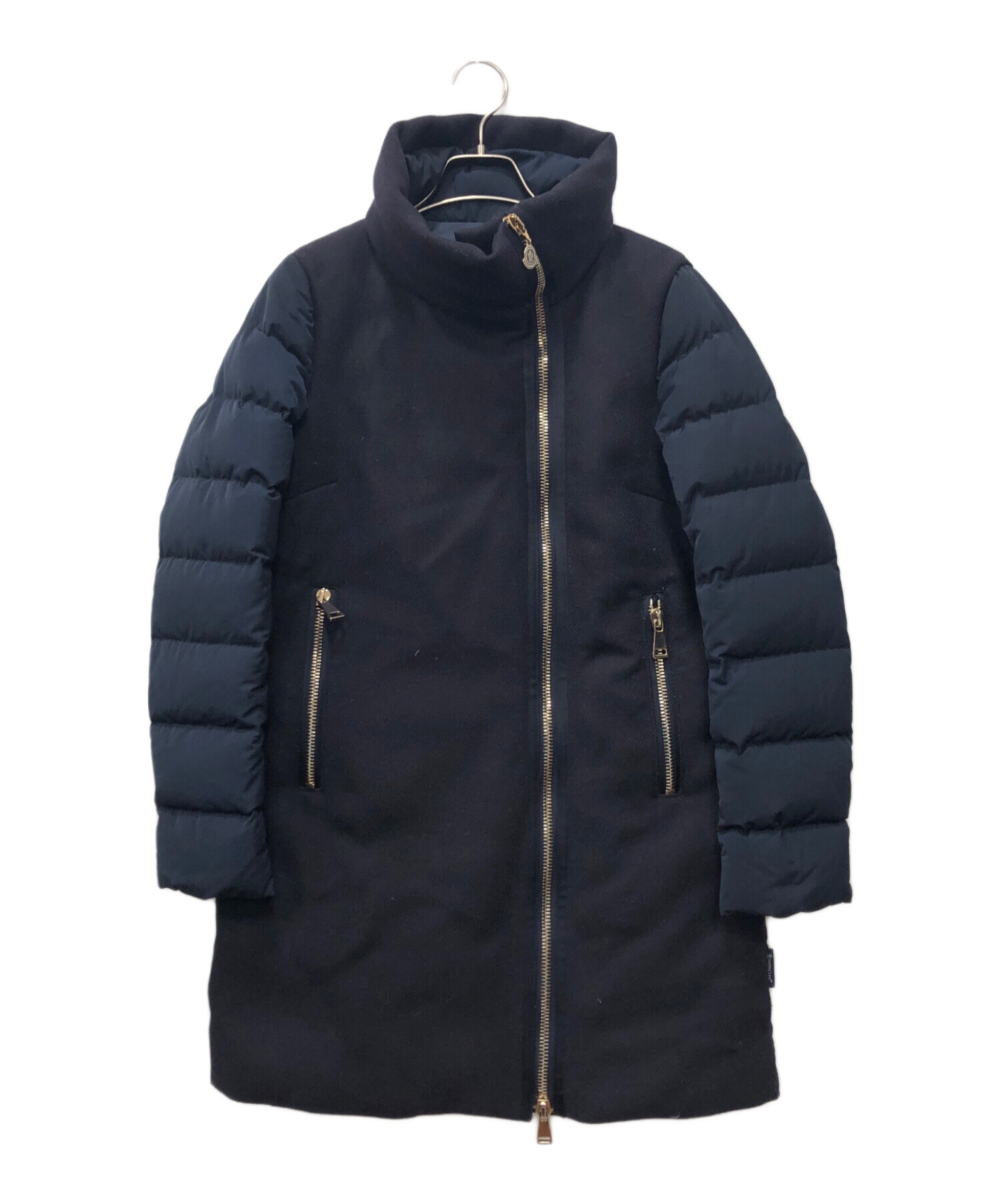 中古・古着通販】MONCLER (モンクレール) AGLAIAダウンコート ネイビー 