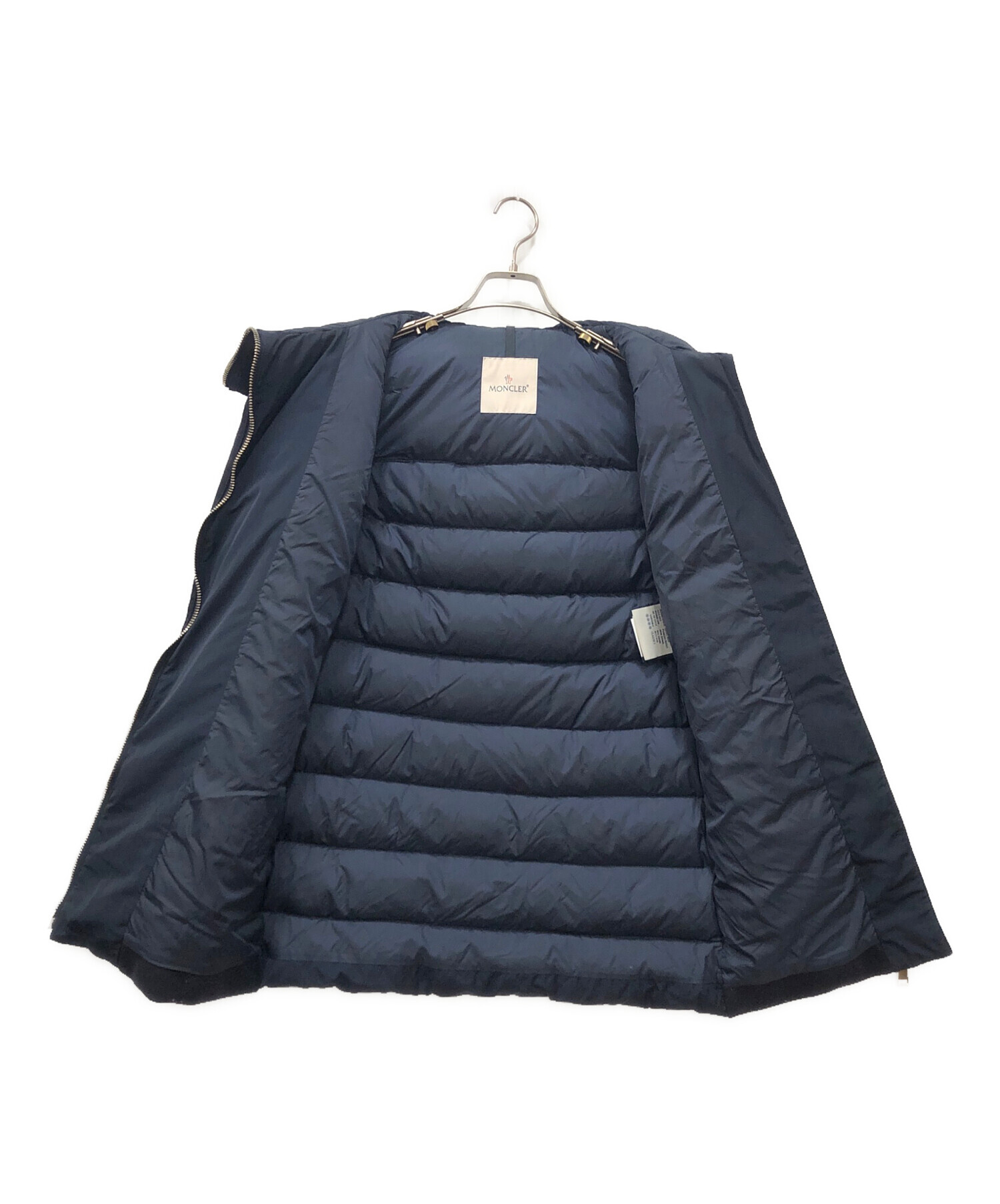 中古・古着通販】MONCLER (モンクレール) AGLAIAダウンコート ネイビー 